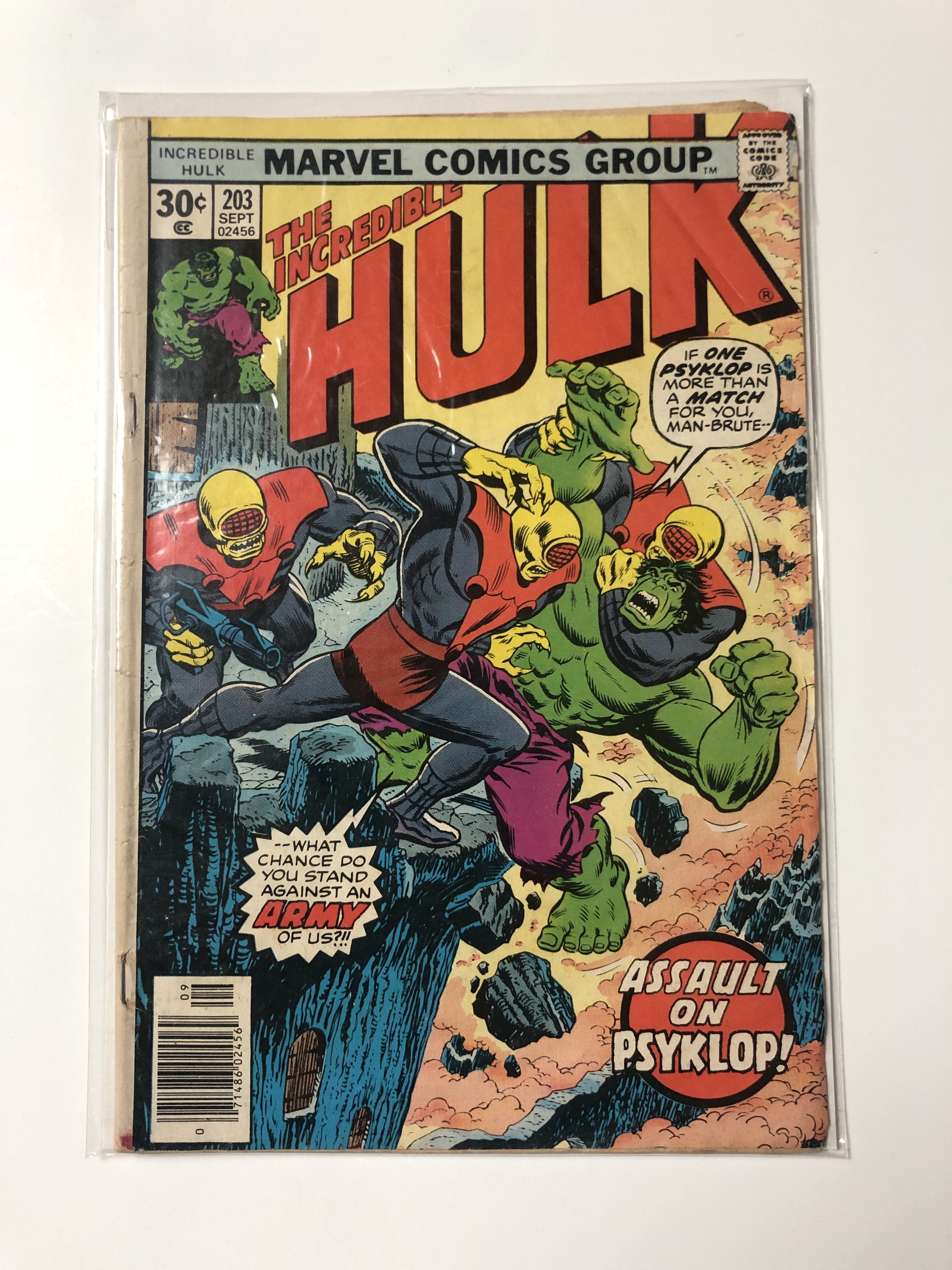 Hulk Comic Book 203 The Incredible Hulk Marvel Comic Group