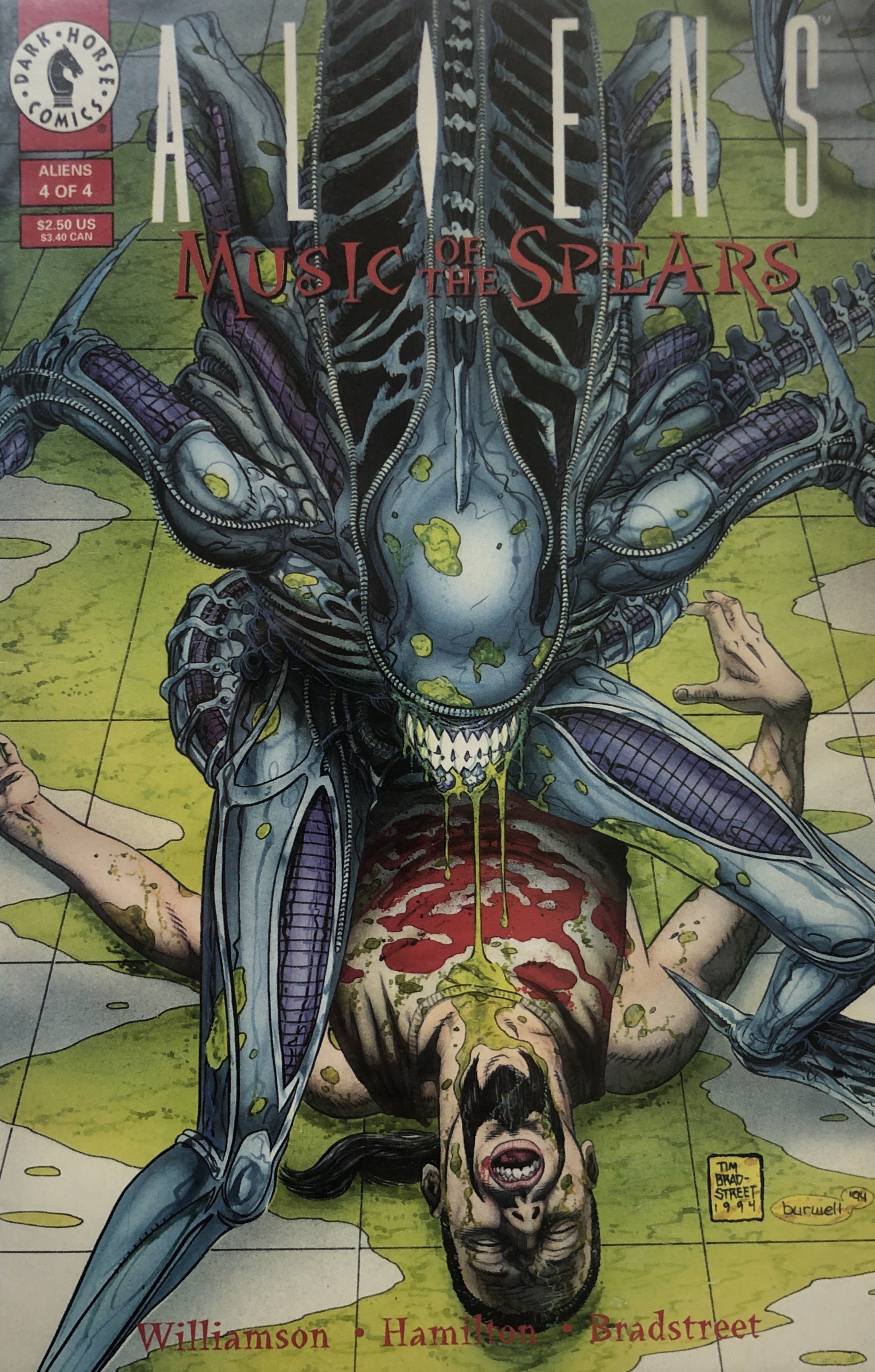 Aliens Comic Books Music of the Spears 4 of 4