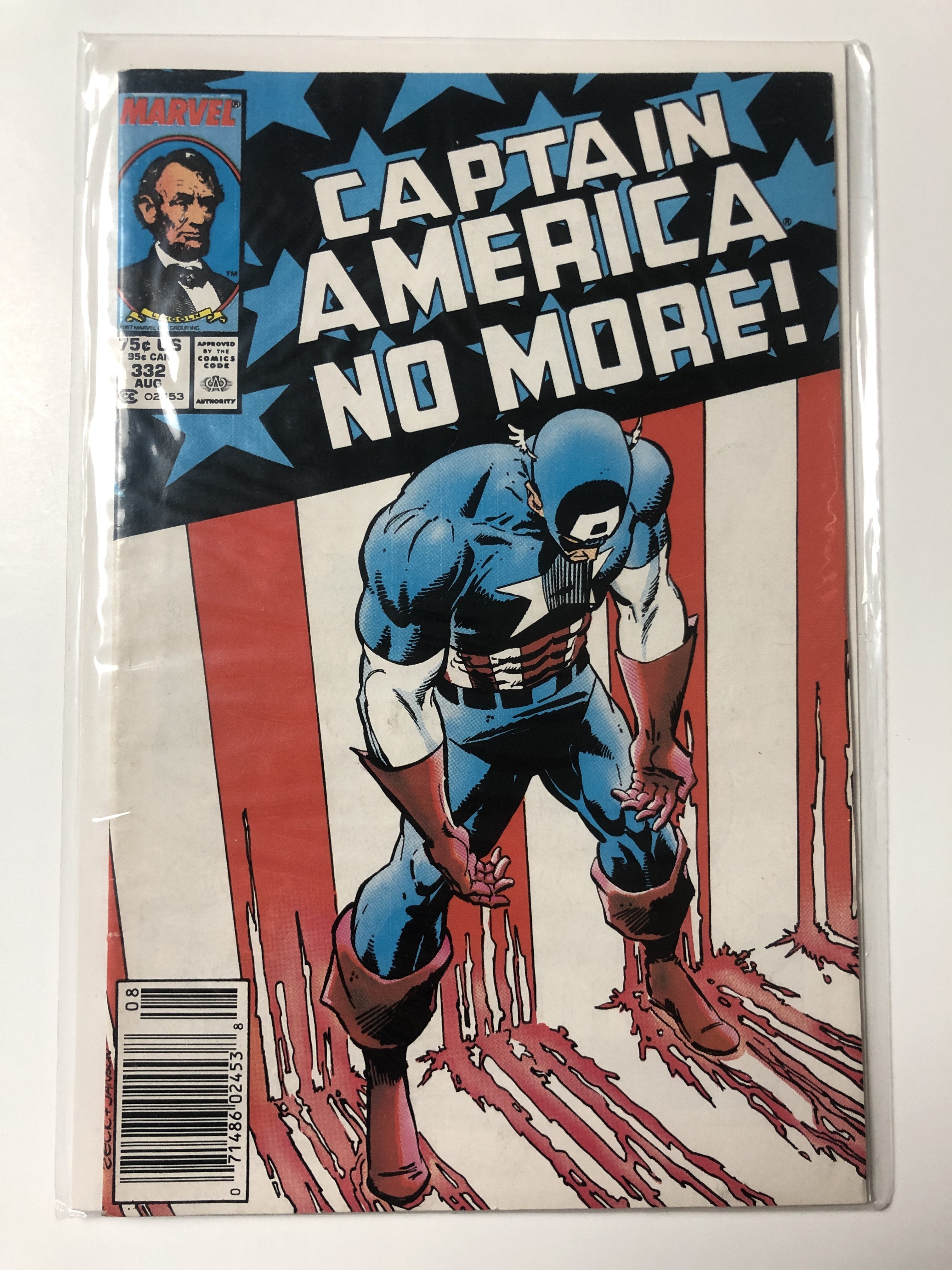 Captain America No More 332 Marvel Comics