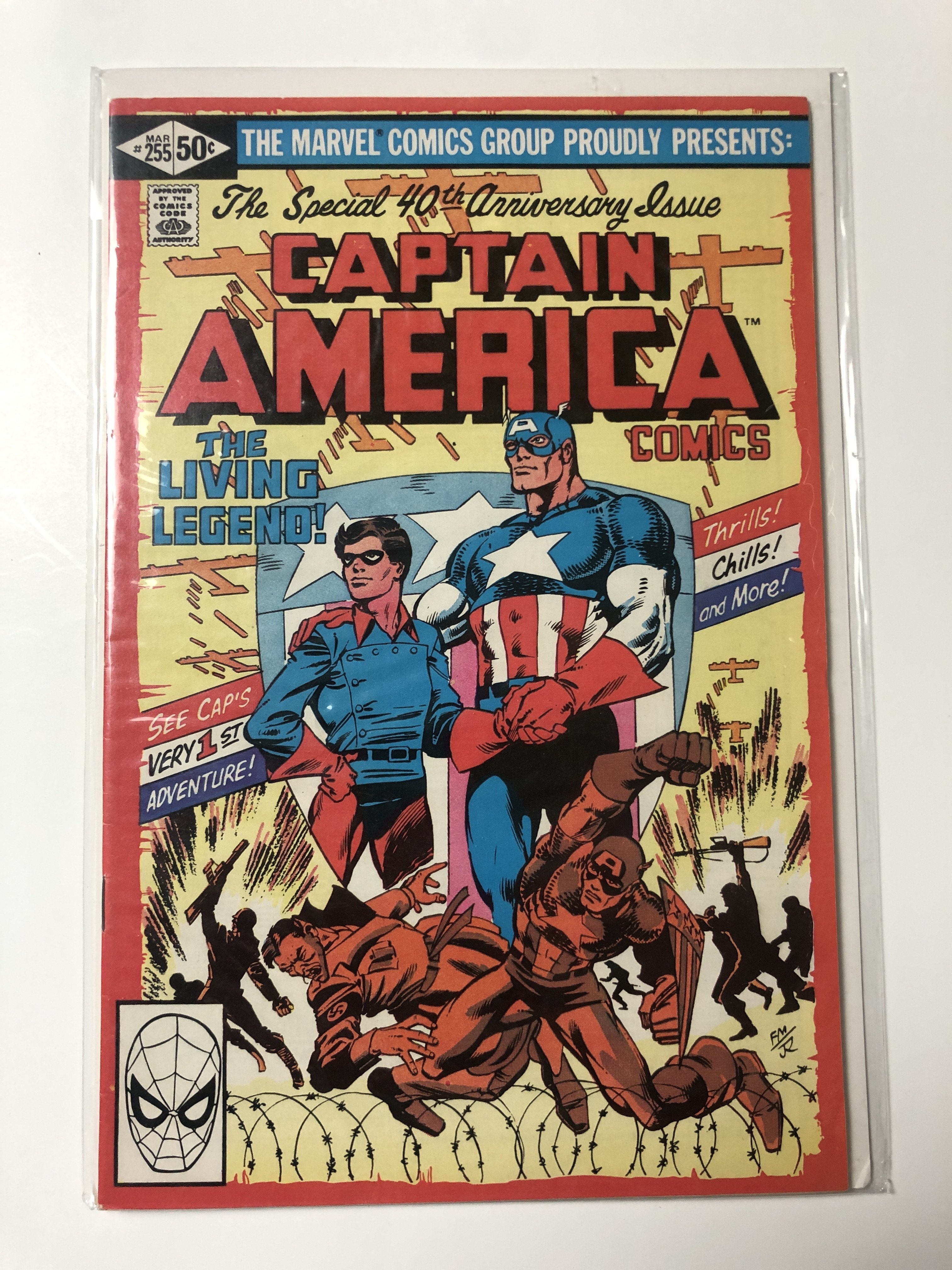 Captain America Comics 255 The Living Legend