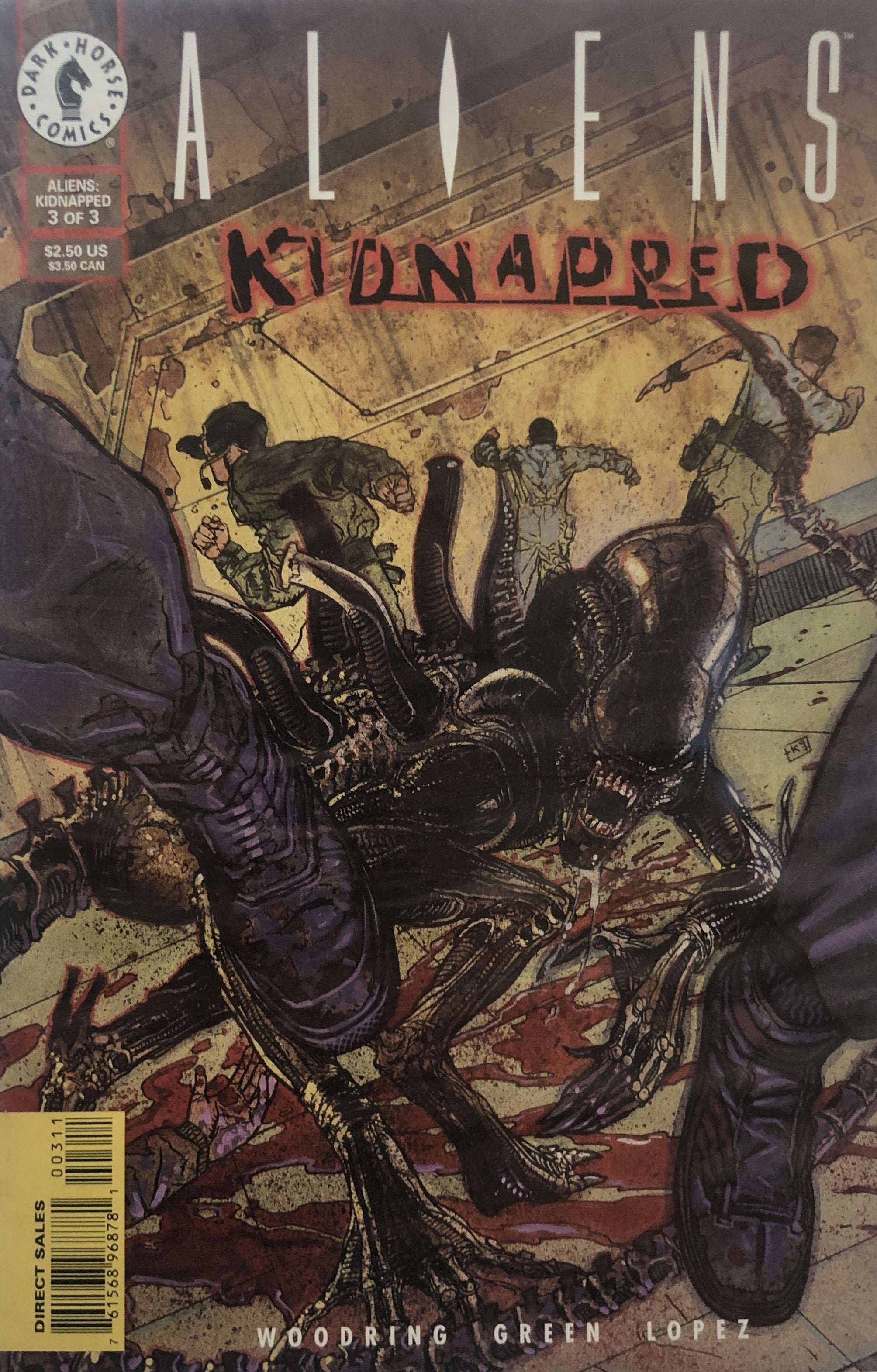 Aliens Kidnapped 3 of 3 Dark Horse Comics