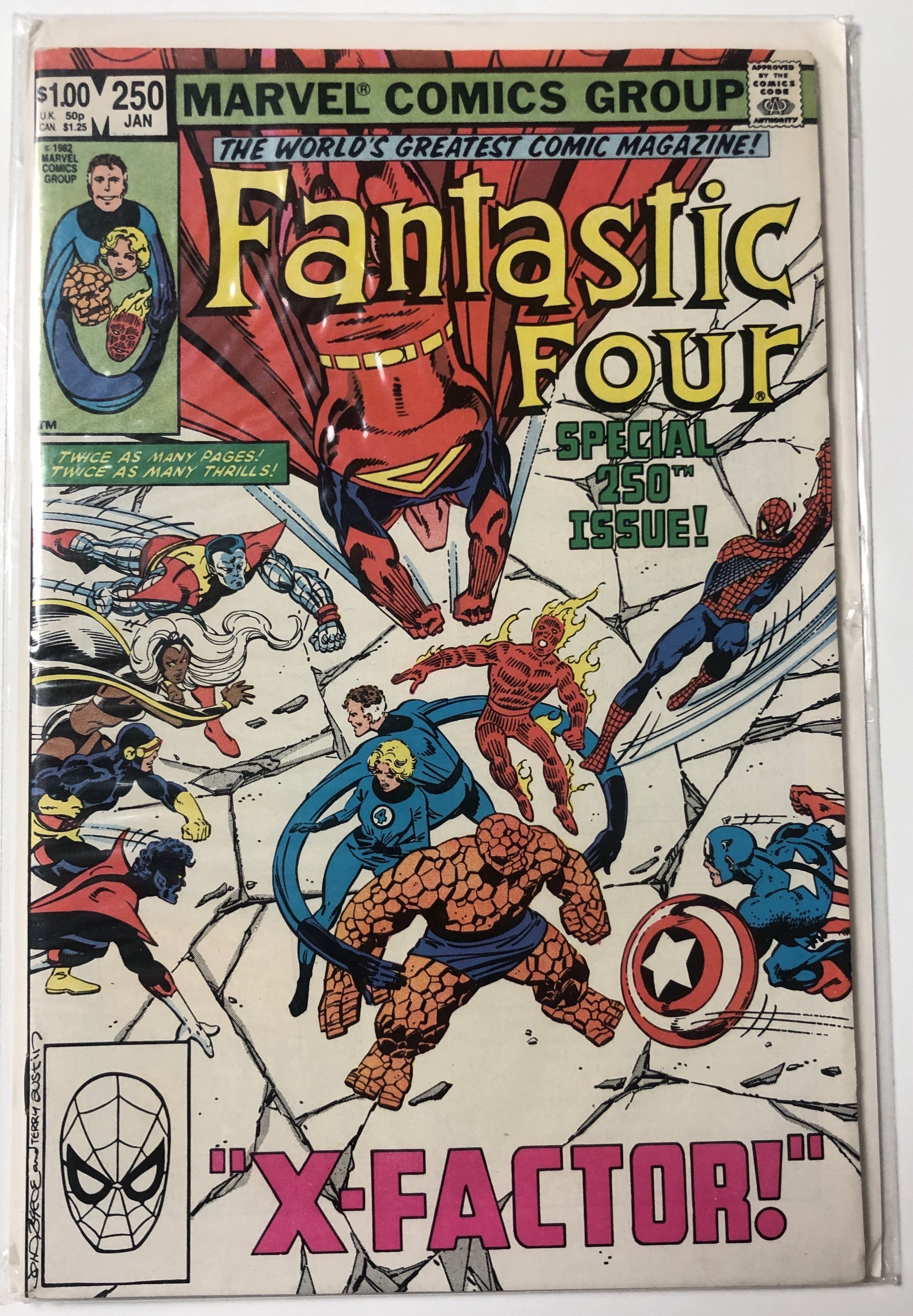 Fantastic Four 250 X Factor Comic Book