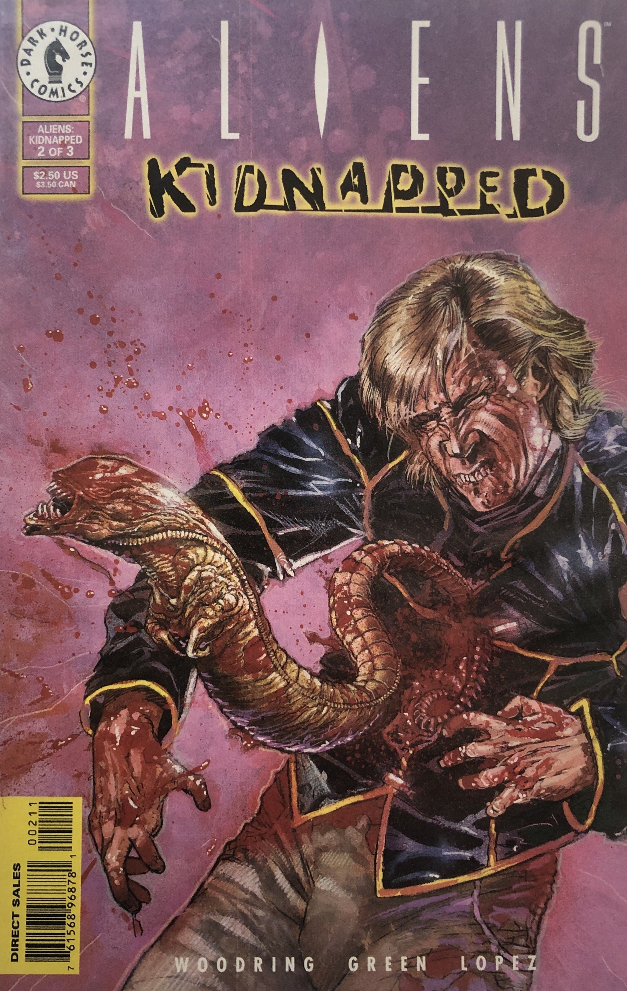 Aliens Kidnapped 2 of 3 Dark Horse Comics