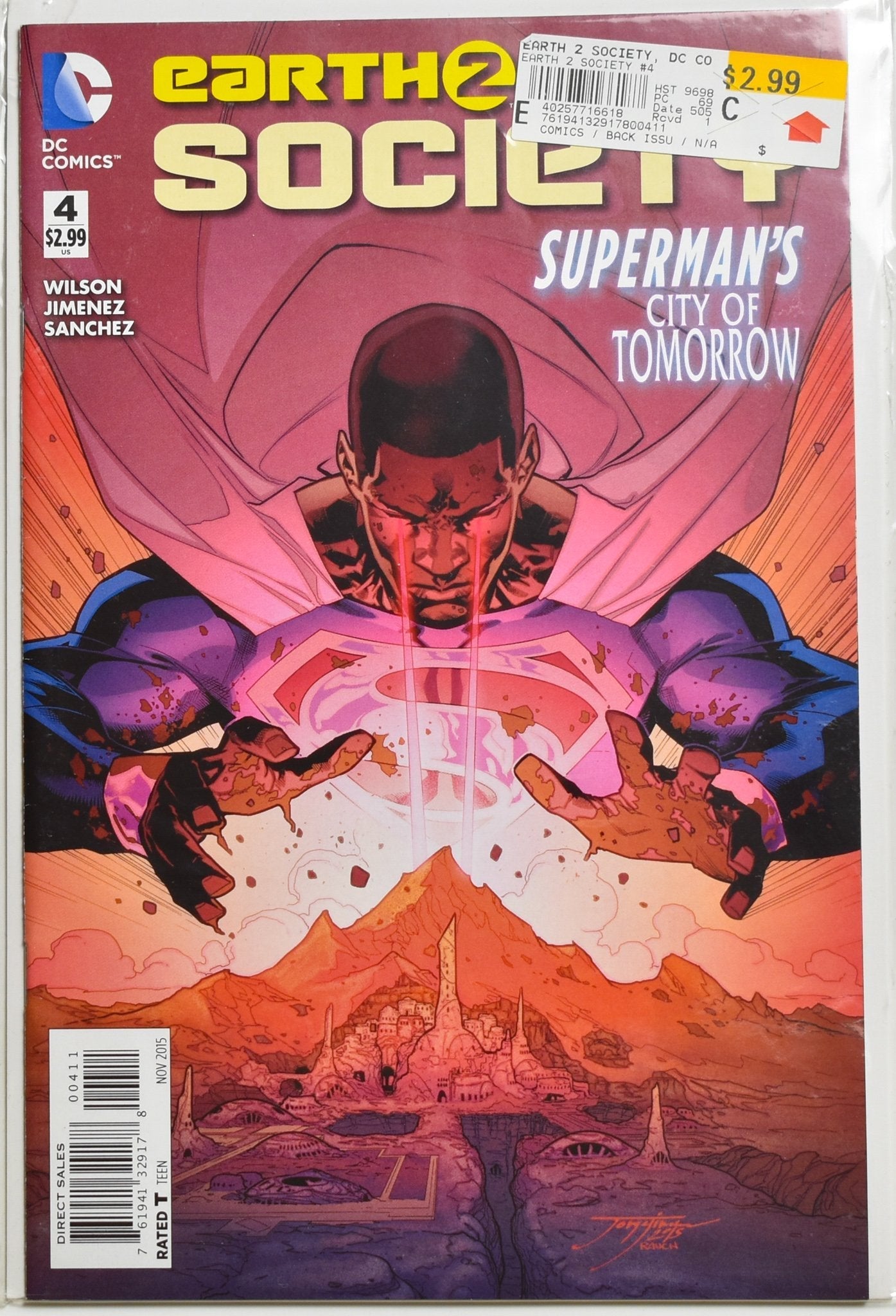 Earth 2 Society 4 Comic Book