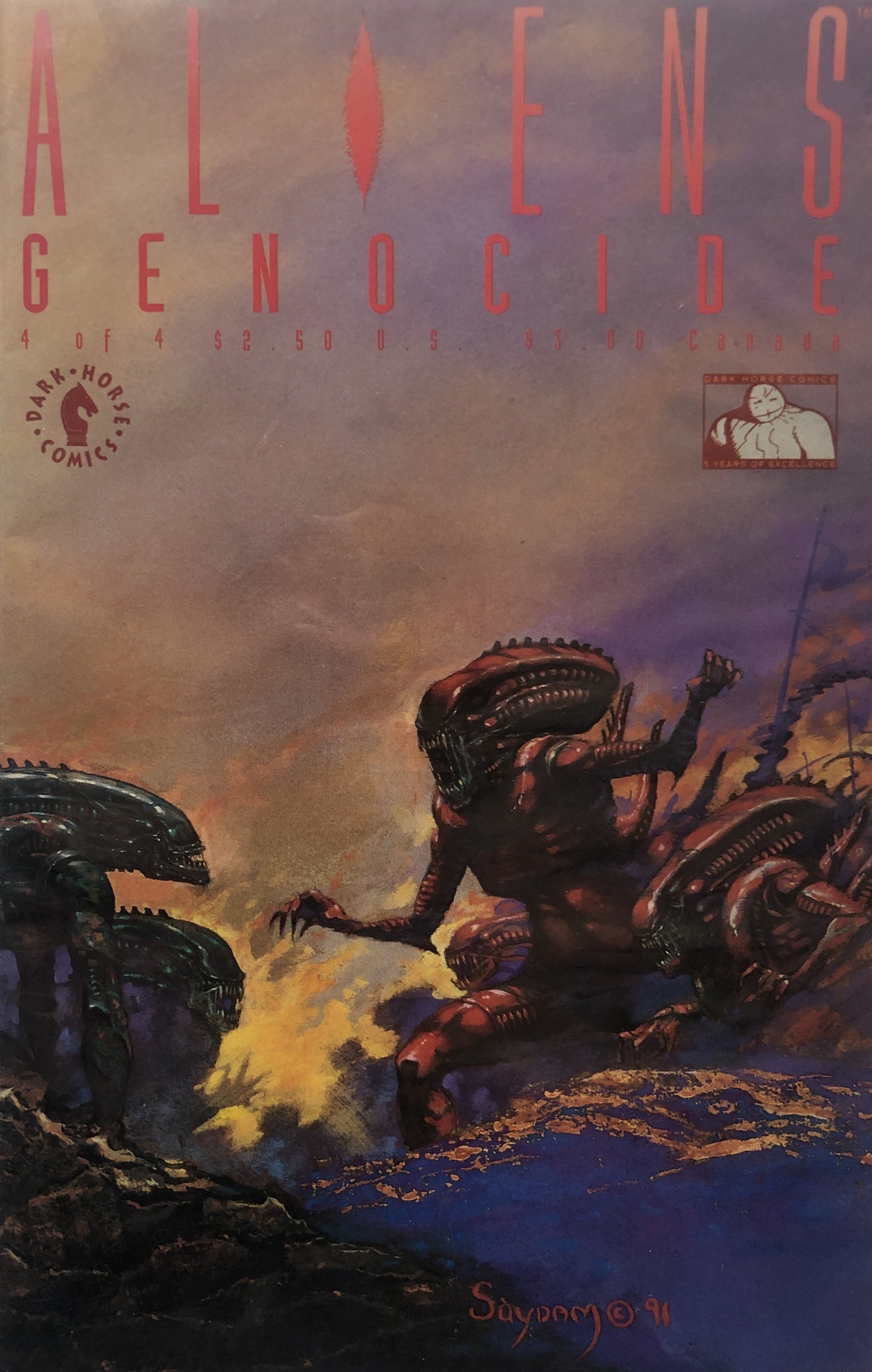Aliens Genocide 4 of 4 Dark Horse Comics