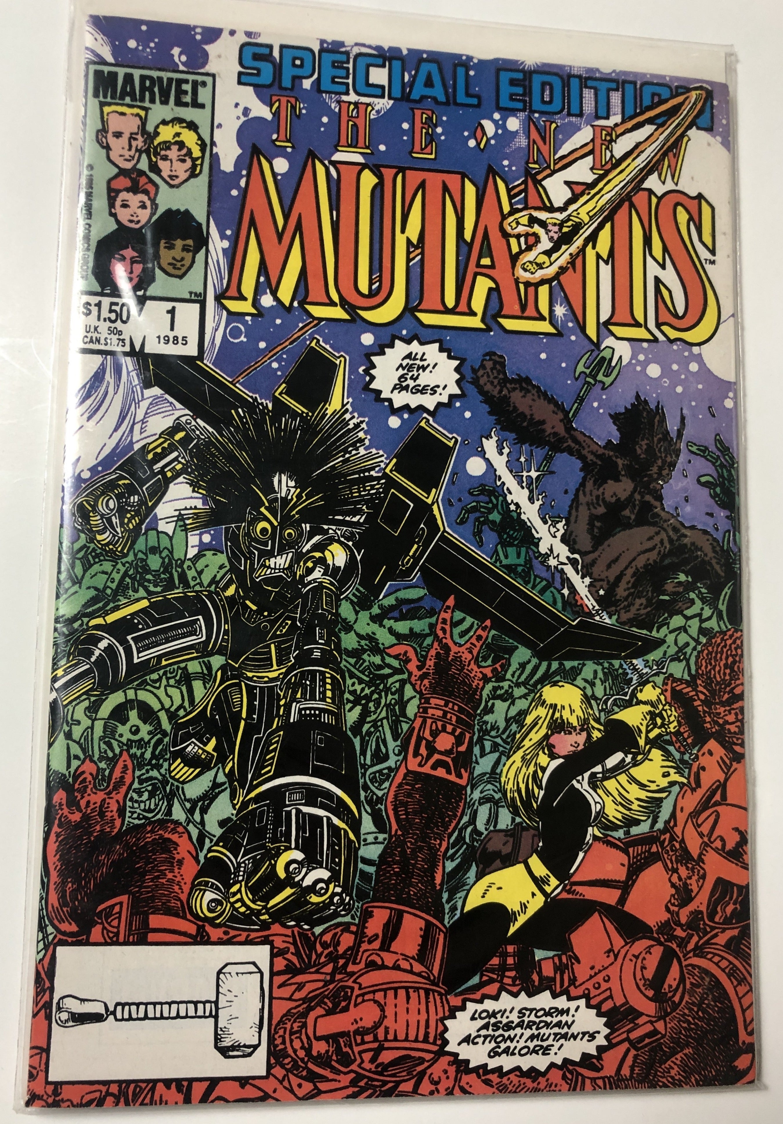 The New Mutants 1 Special Edition Marvel Comics Comic Book