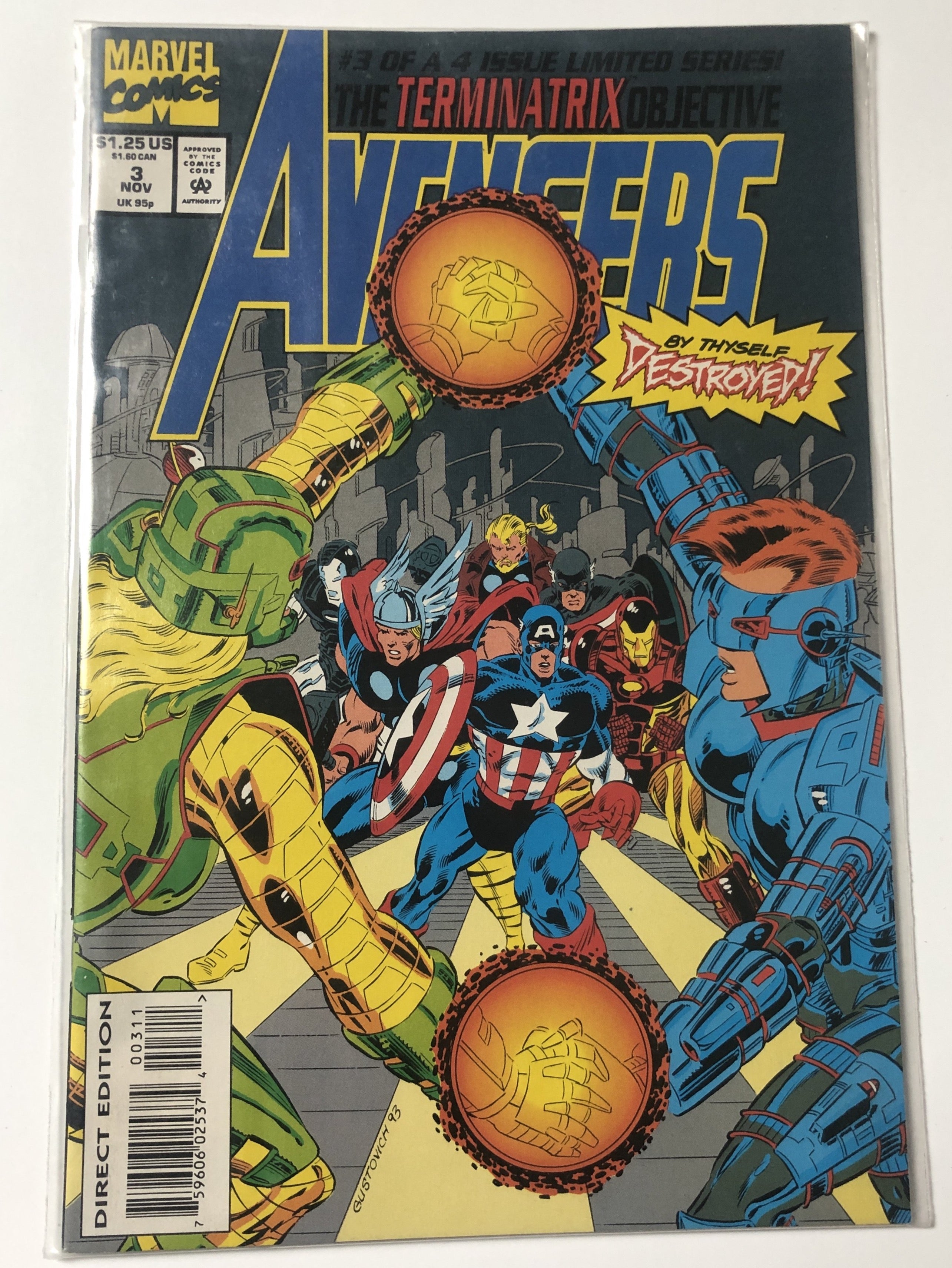 Avengers The Terminatrix Objective 3 Marvel Comics