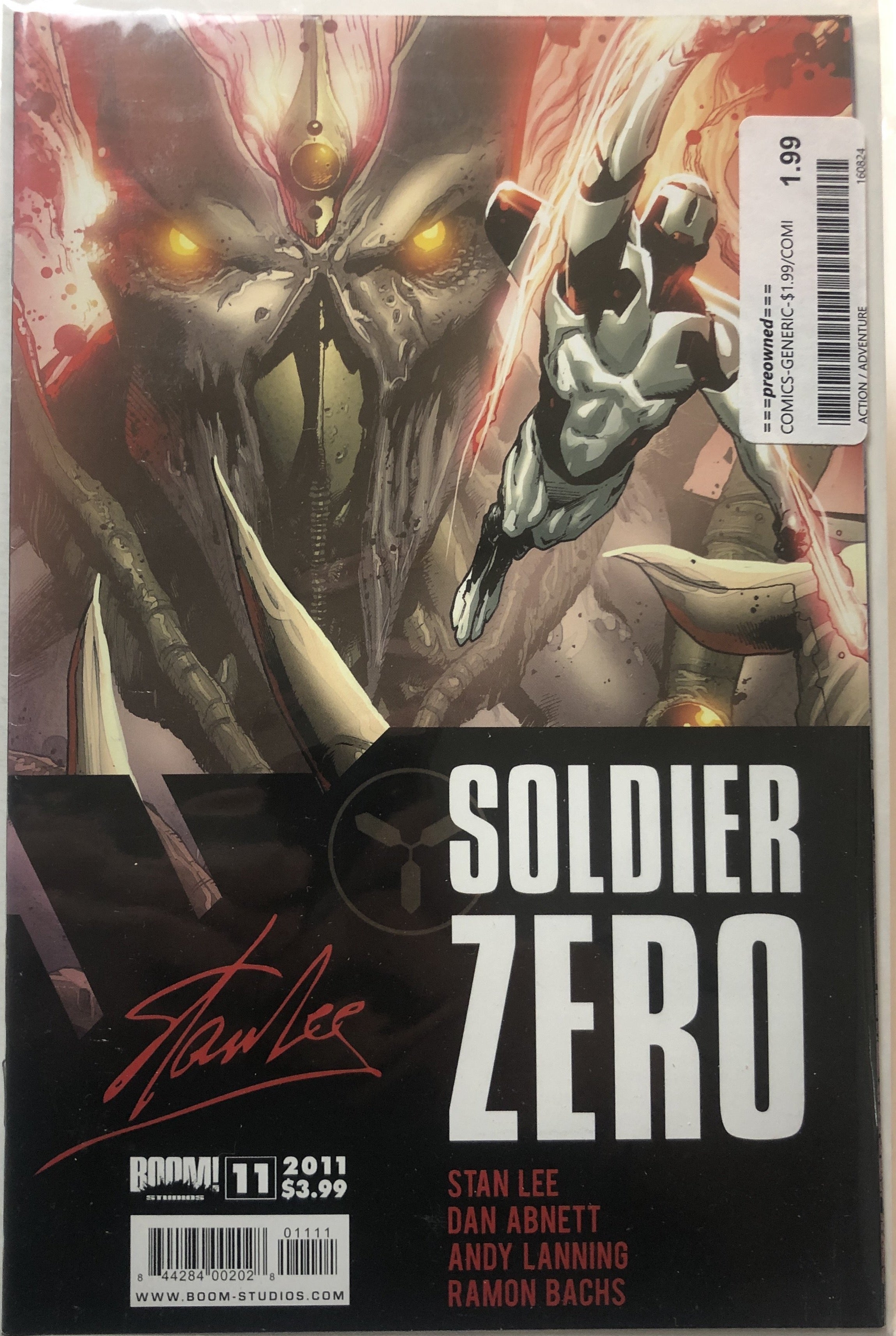 Soldier Zero 11 Stan lee Hastings exclusive comic book
