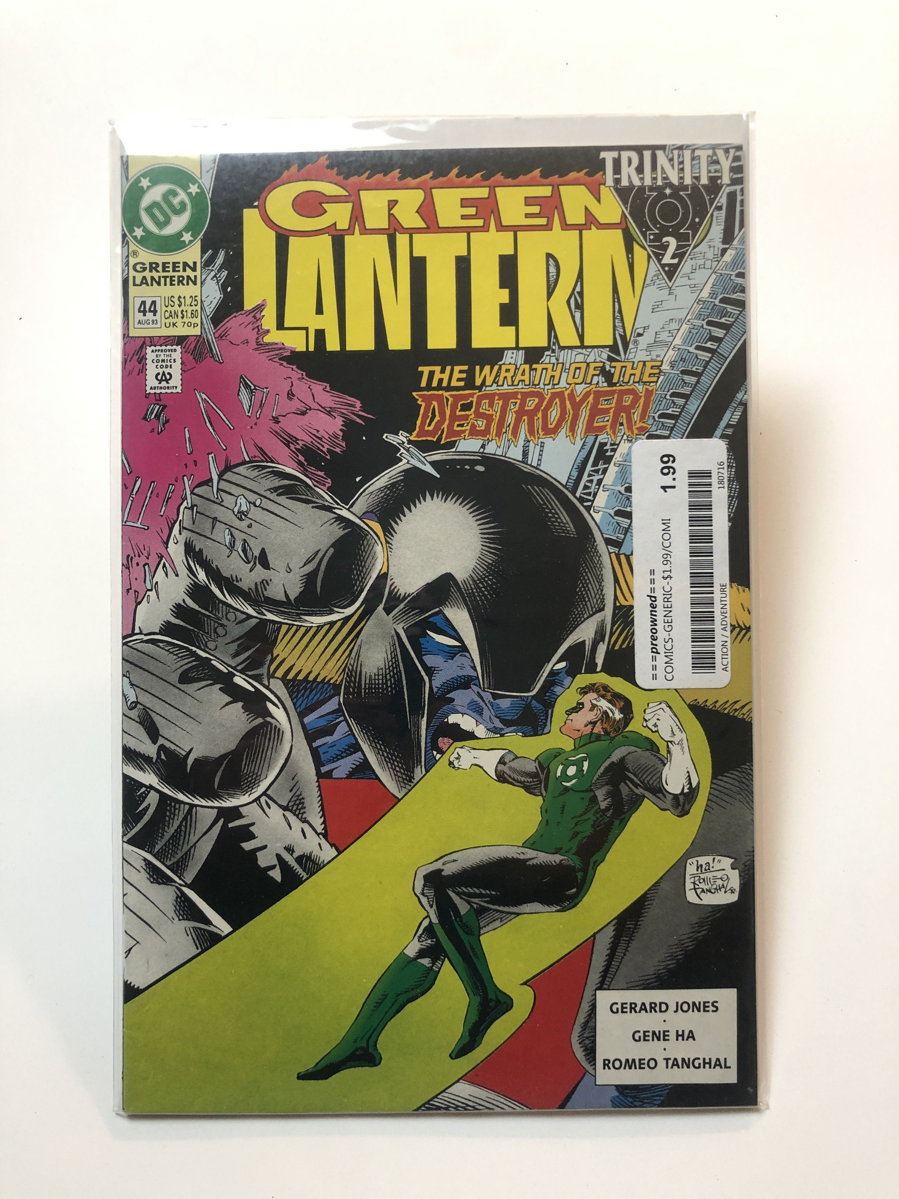 Green Lantern 44 the Wrath of the Destroyer Dc Comics