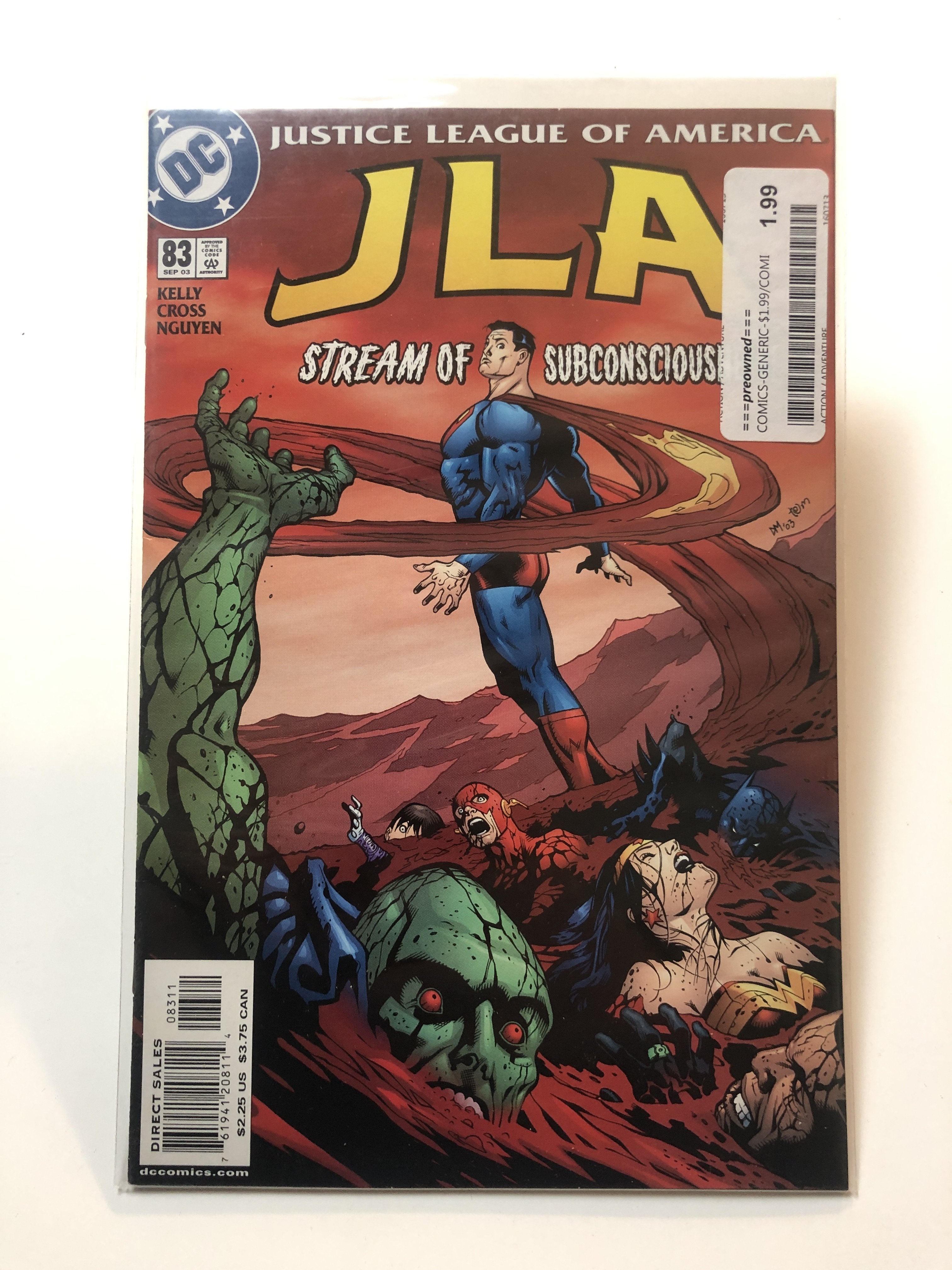 Justice League of America Stream of subconscious No. 83 Dc Comics