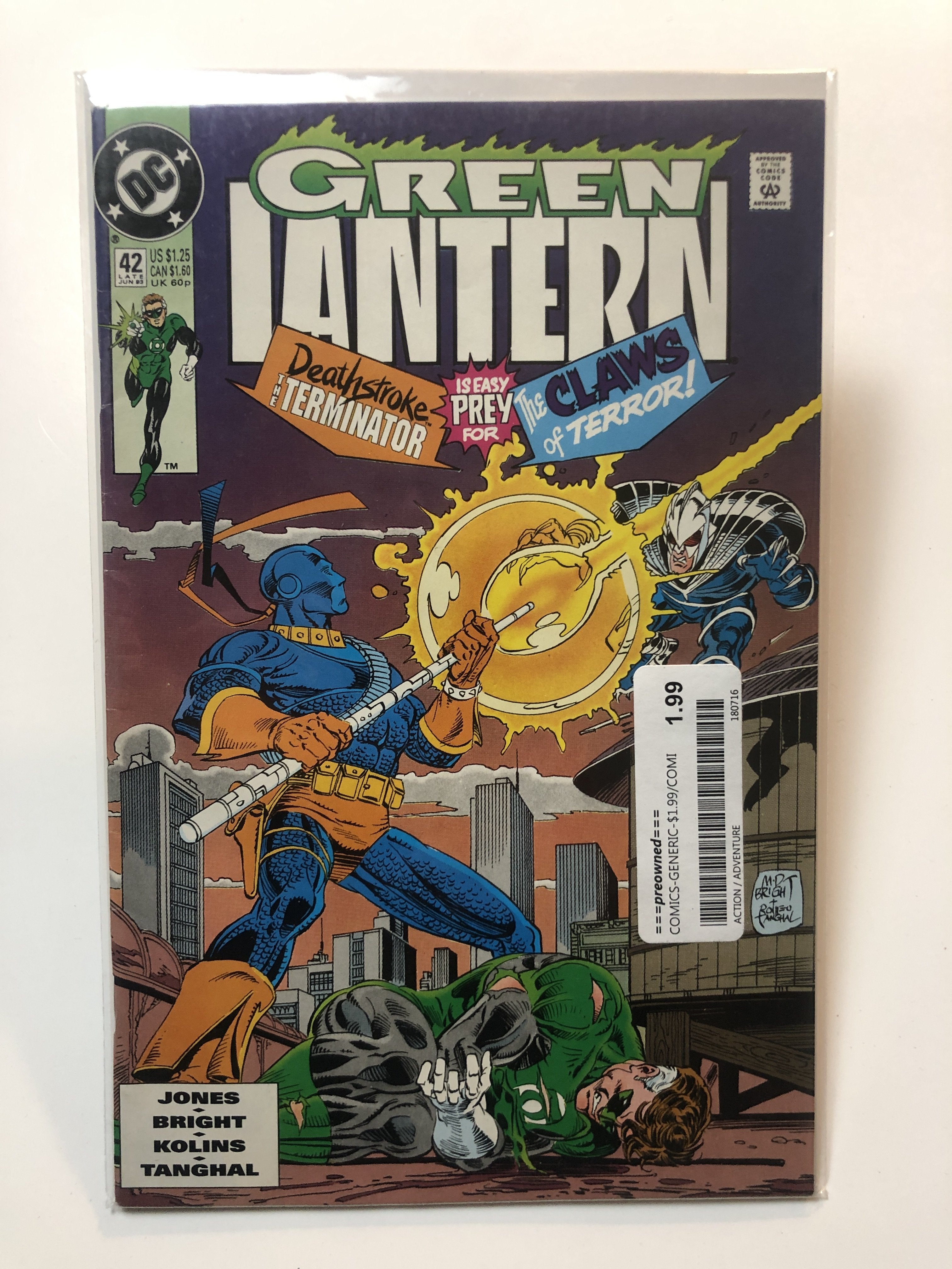 Green Lantern 42 Dc Comics Death Stroke