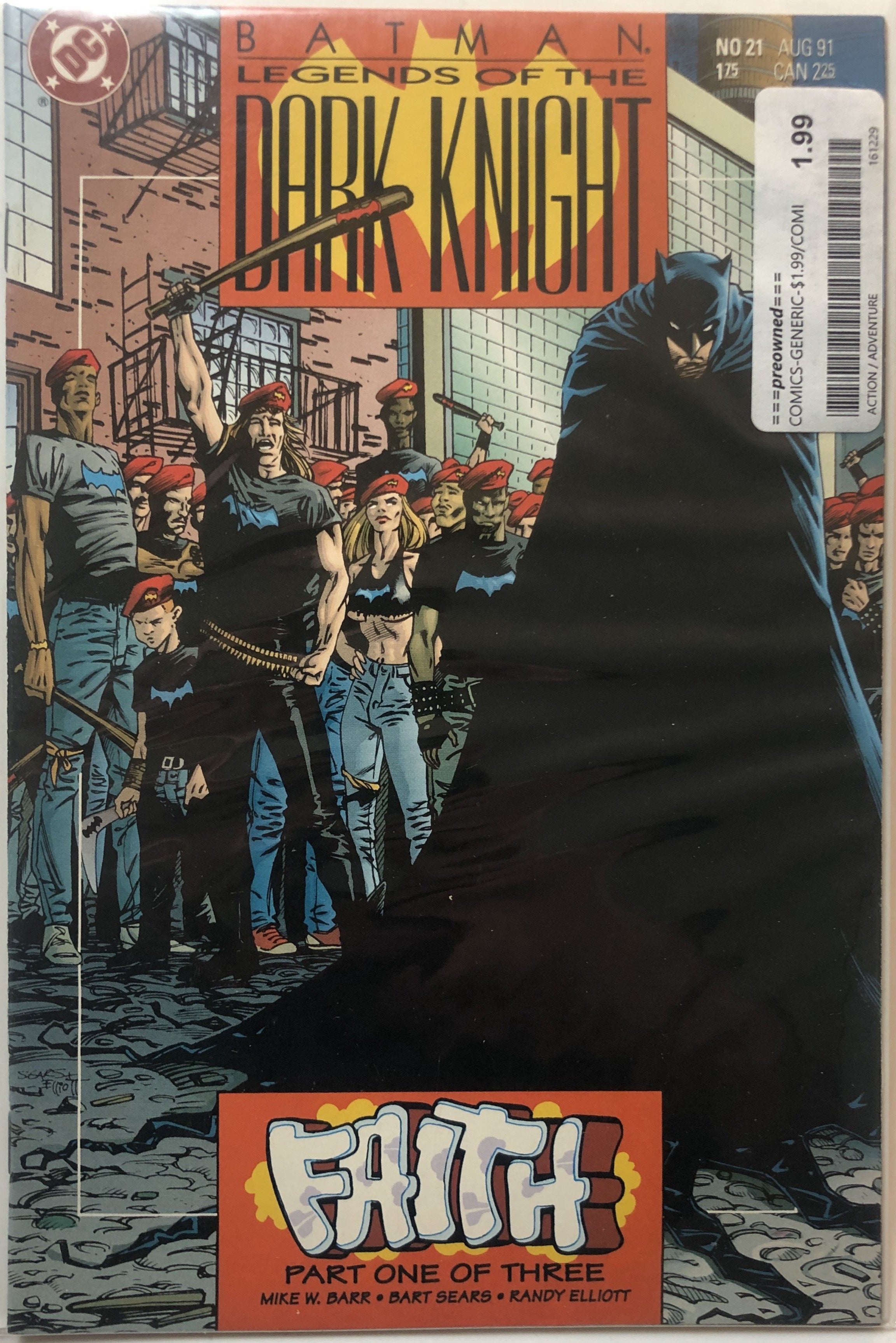 Batman Legends of the Dark Knight No. 21 Dc Comics
