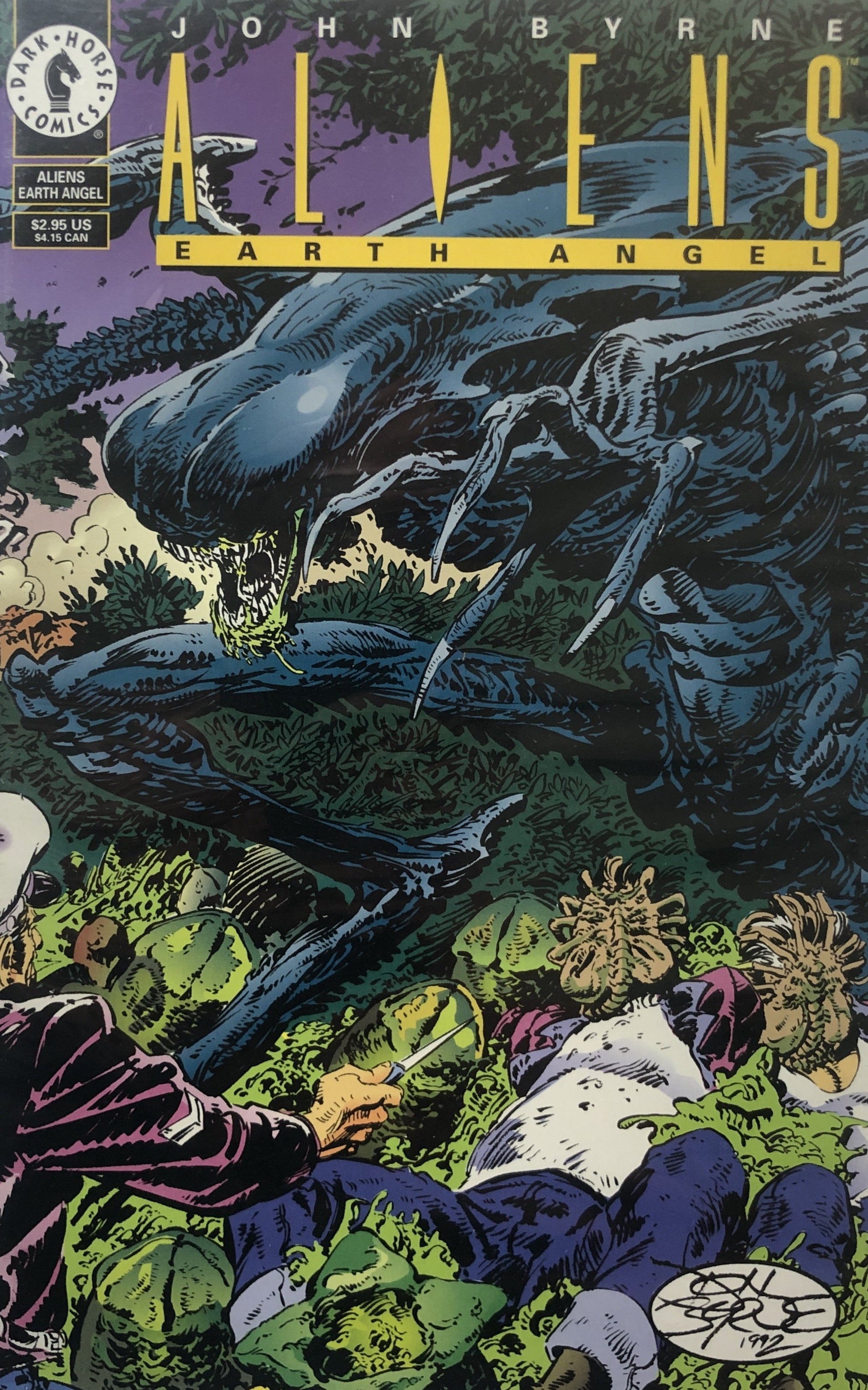 Aliens Earth Angels John Byrne Dark Horse Comics