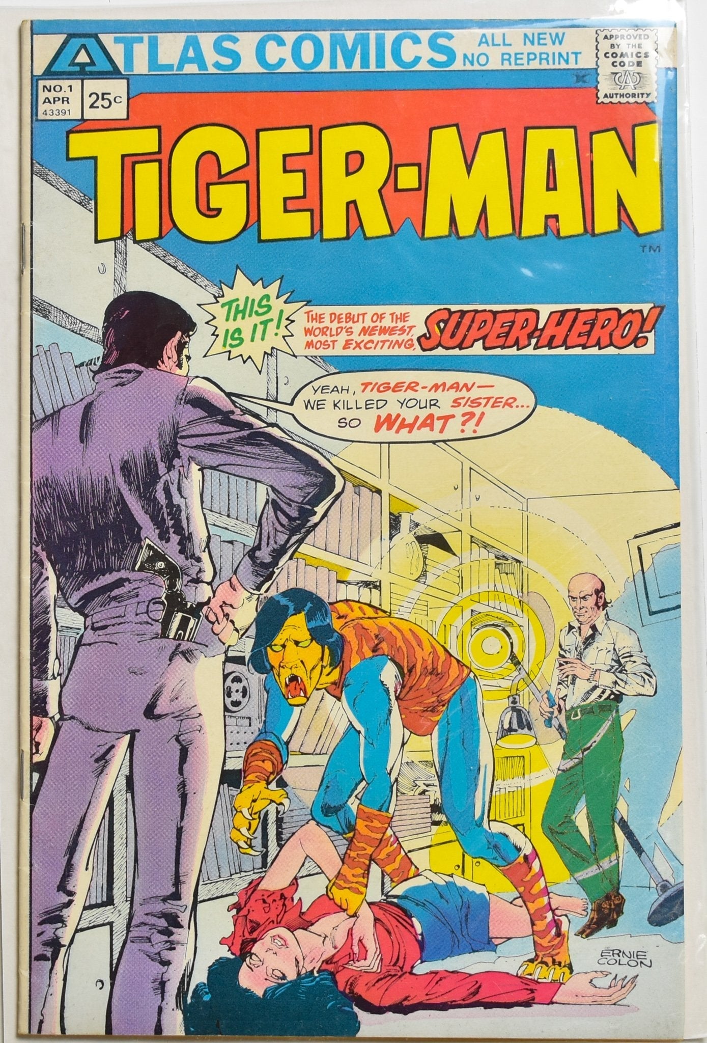 Tiger Man No. 1 Atlas Comics