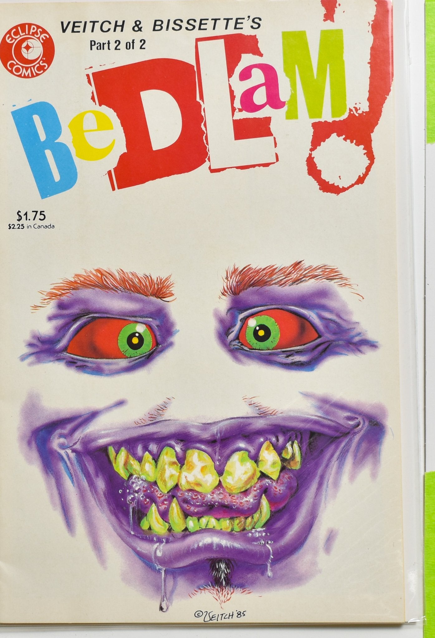 Bedlam Part 2 of 2 Comic Book