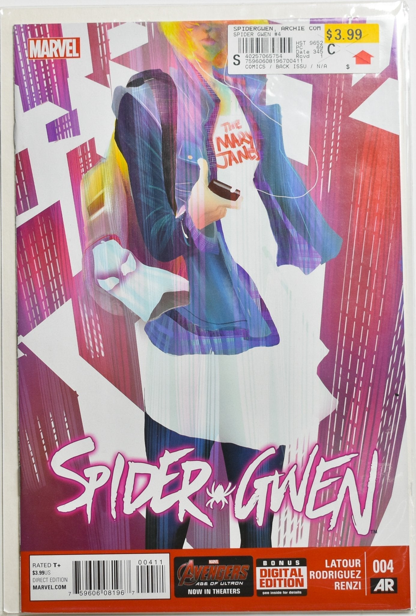 Spider Gwen 004 Marvel Comics Comic Book