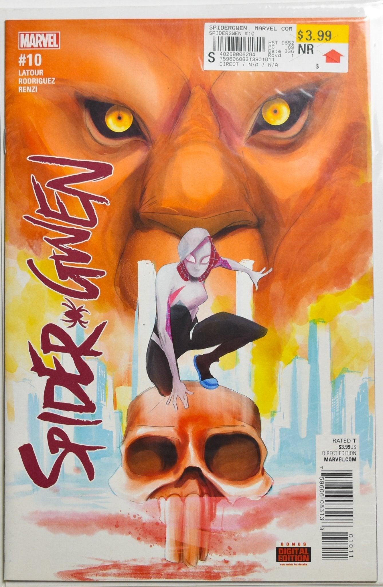 Spider Gwen 10 Marvel Comics Comic Book