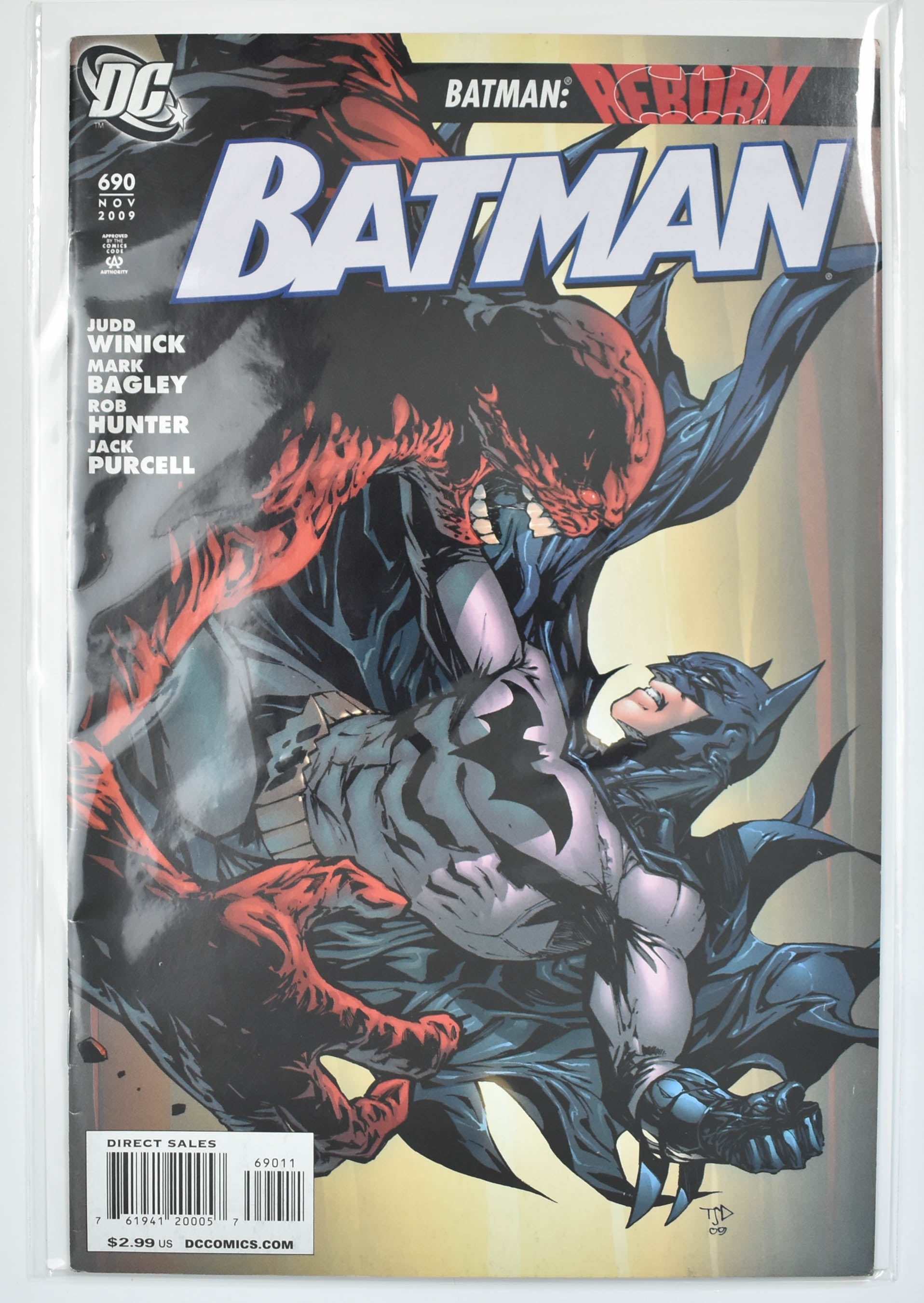 Batman 690 NOV 2009 DC Comics Batman Reborn Comic Book
