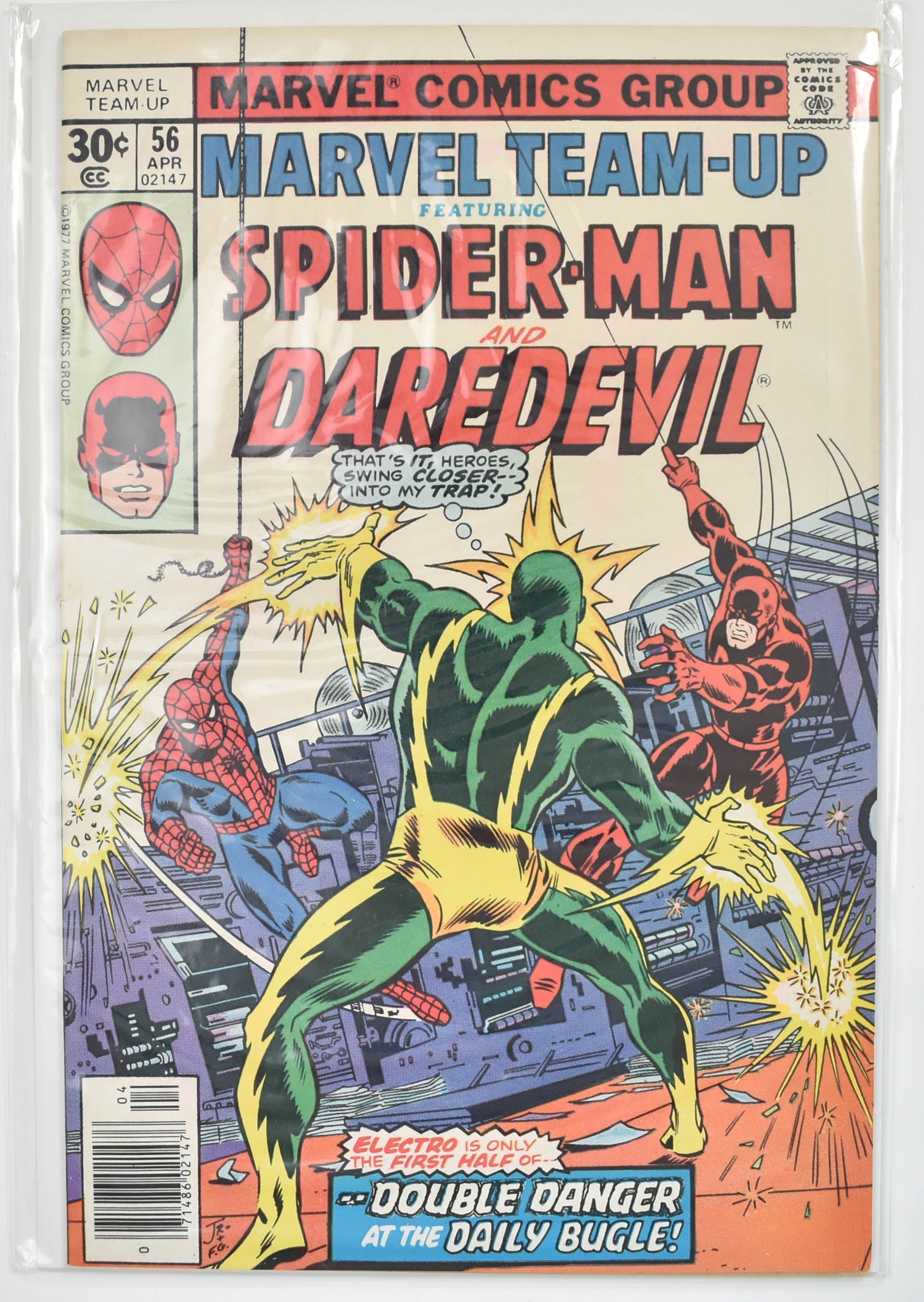Marvel Team Up Spider Man and Daredevil 56 APR Comic Book