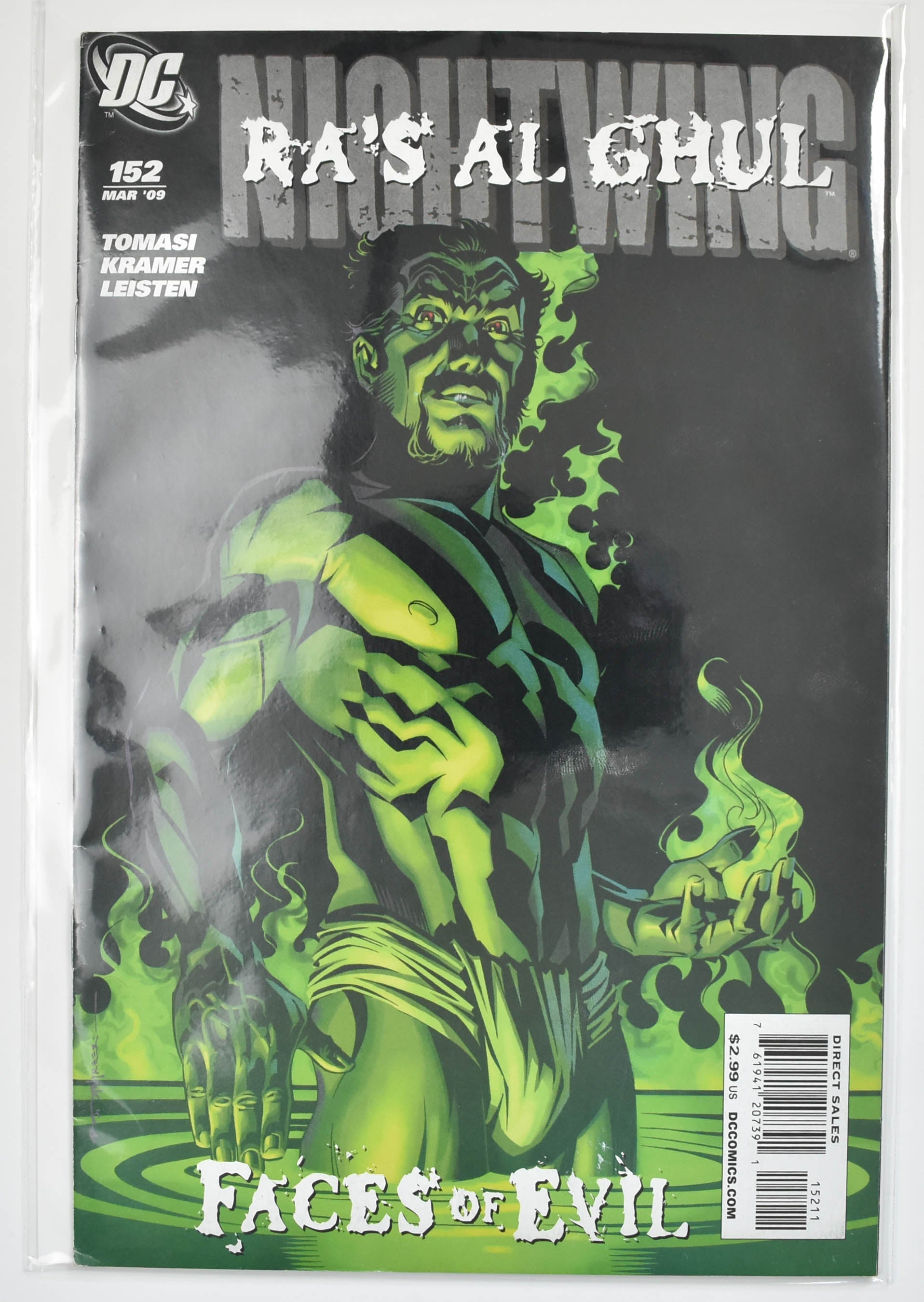 Night Wing 152 March 2009 DC Comics Comic Book Ra’s Al Ghul Faces of Evil