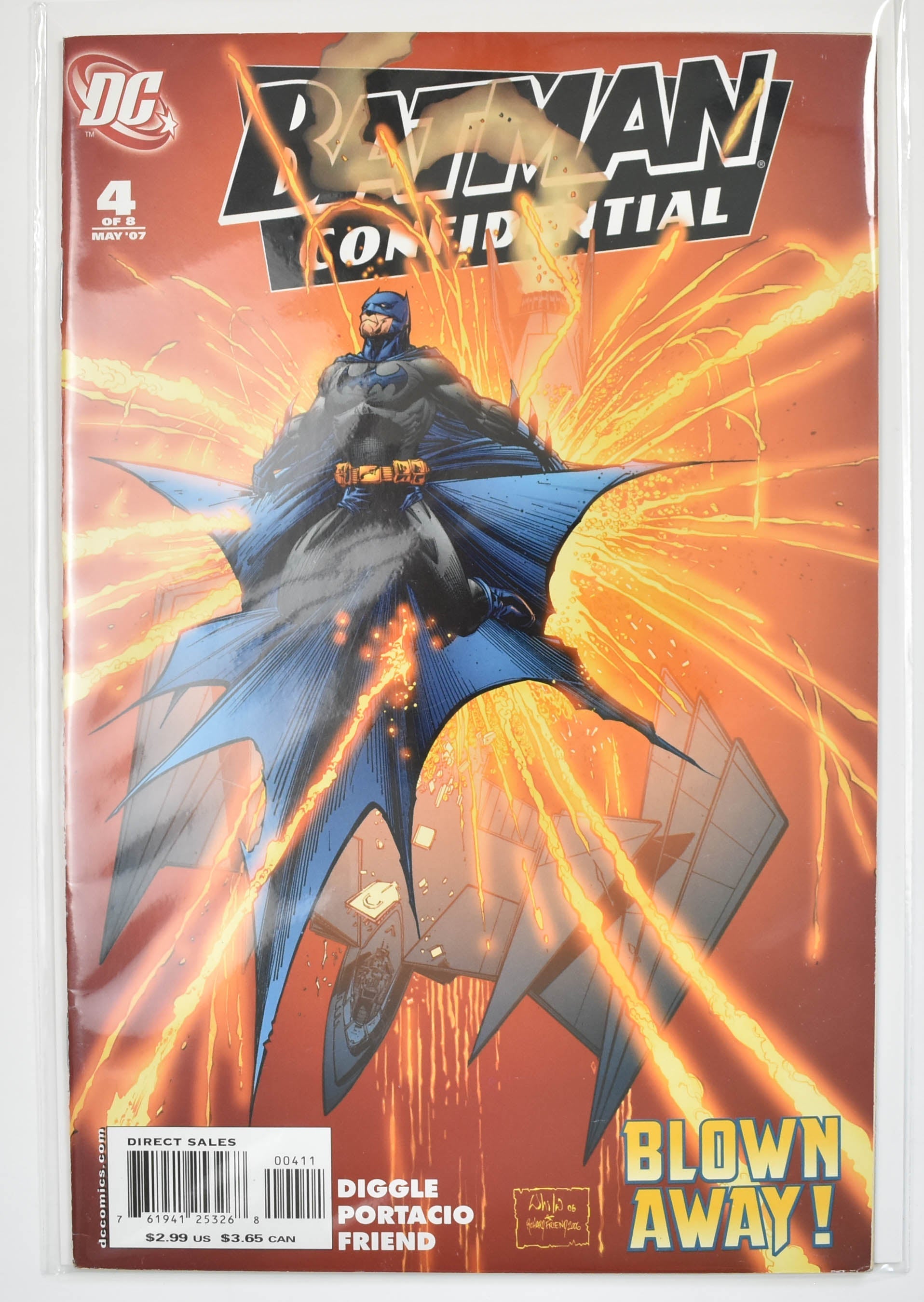 Batman Confidential 4 of 8 DC Comics Comic Book Blown Away