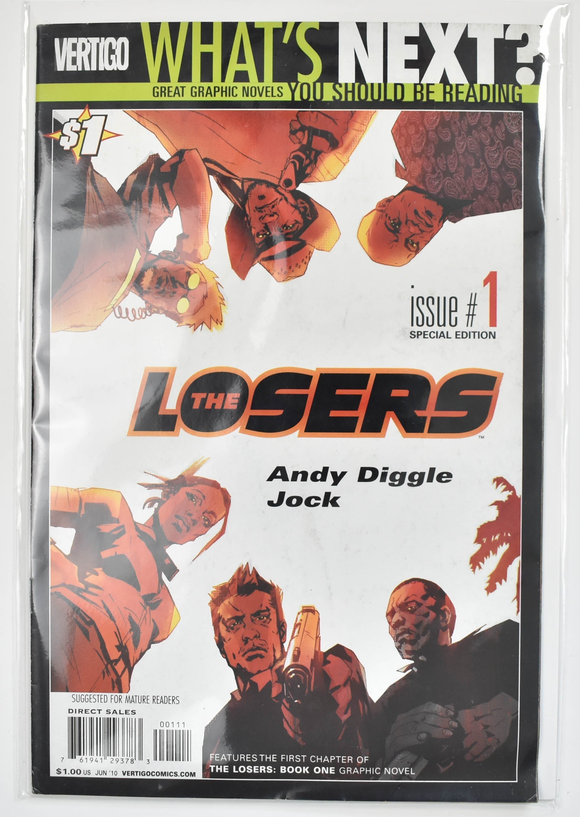 The Losers 1st Issue Special Edition Vertigo Comic Book