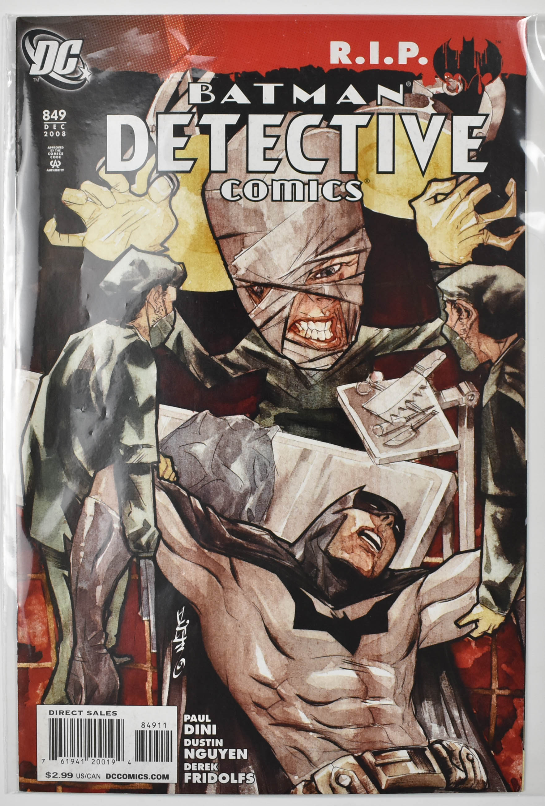 RIP Batman Detective Comics 849 DC Comic