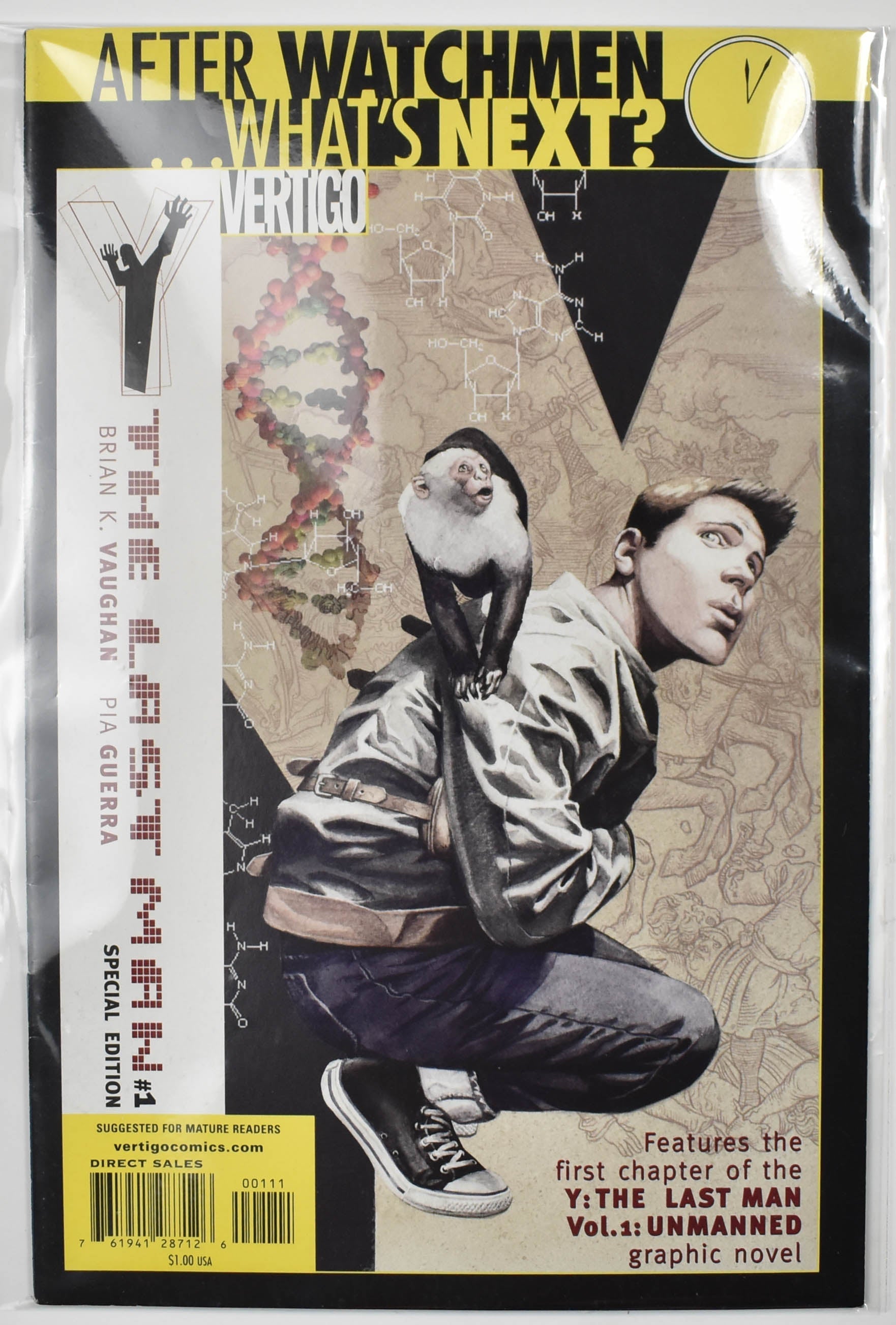 The Last Man 1 Vertigo Comics After Watchmen Whatâ
