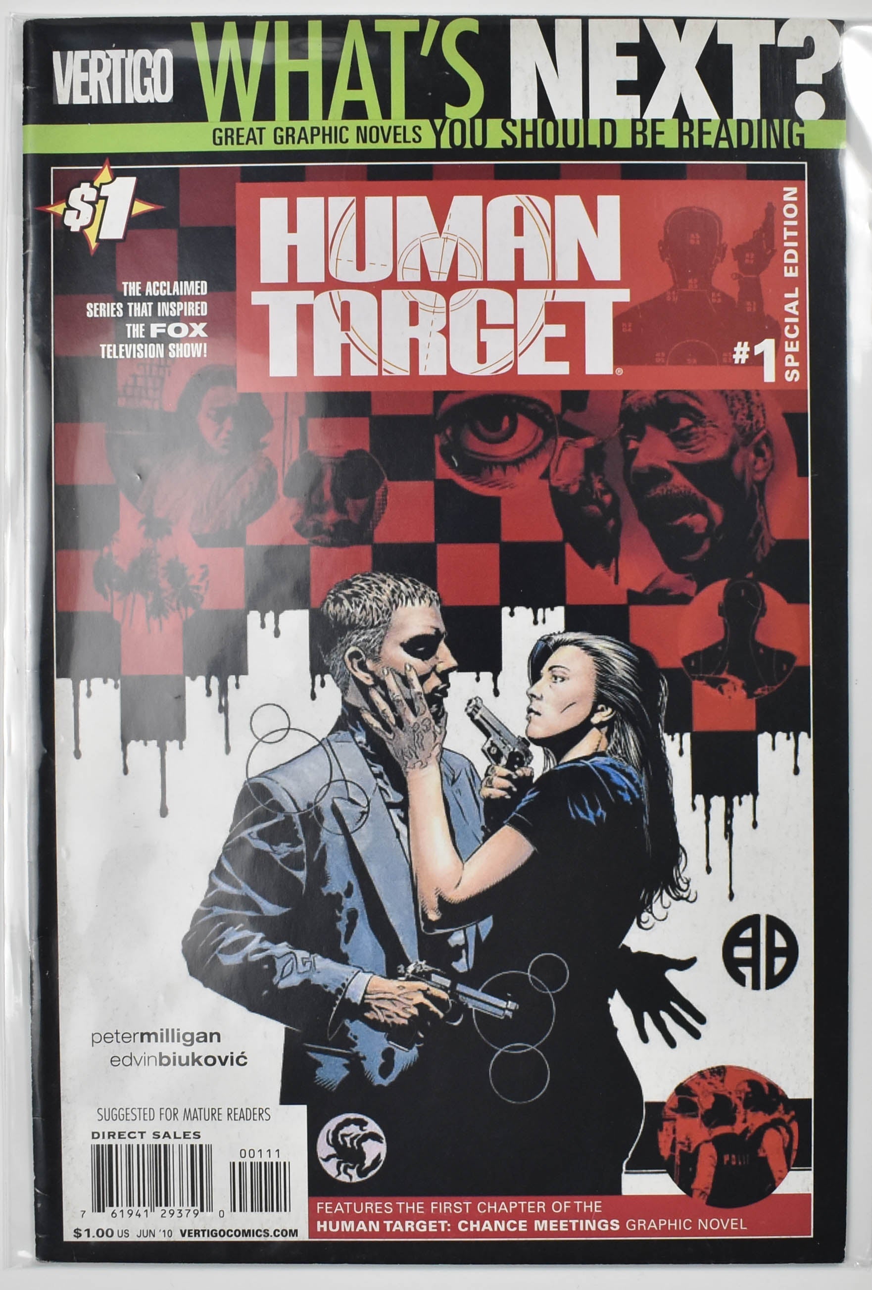 Human Target 1 Special Edition Vertigo Comic Book