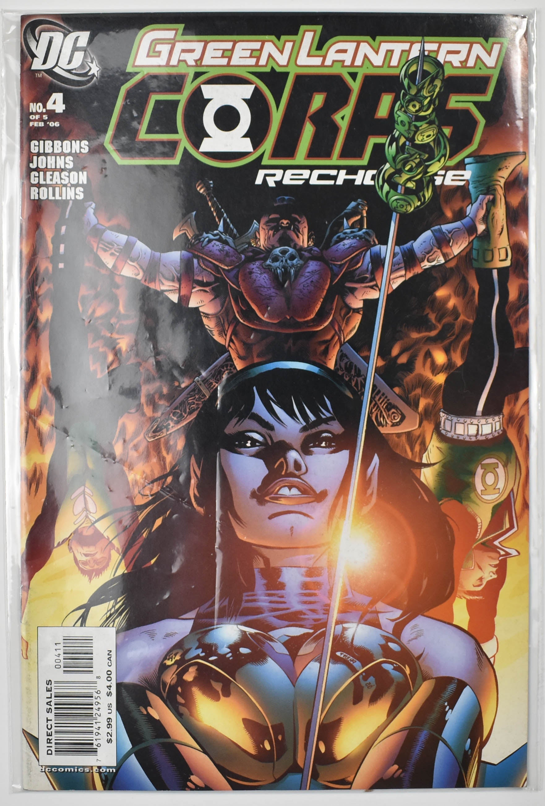 Green Lantern Corps Recharge No.4 Dc Comics Comic Book