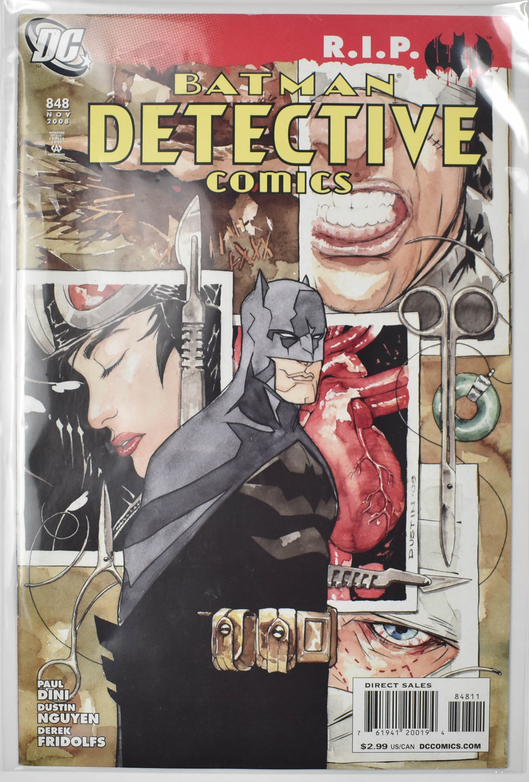 RIP Batman Detective Comics 848 NOV 2008 DC Comic