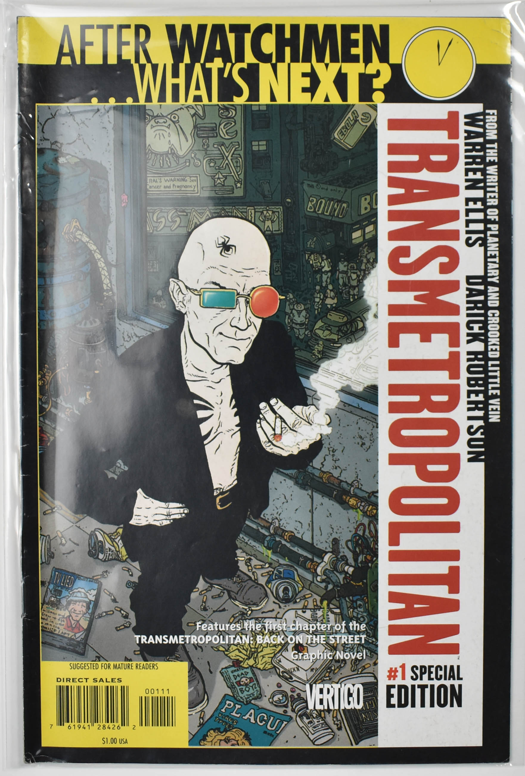 Transmetropolitan 1 Special Edition Comic Book Vertigo Comics