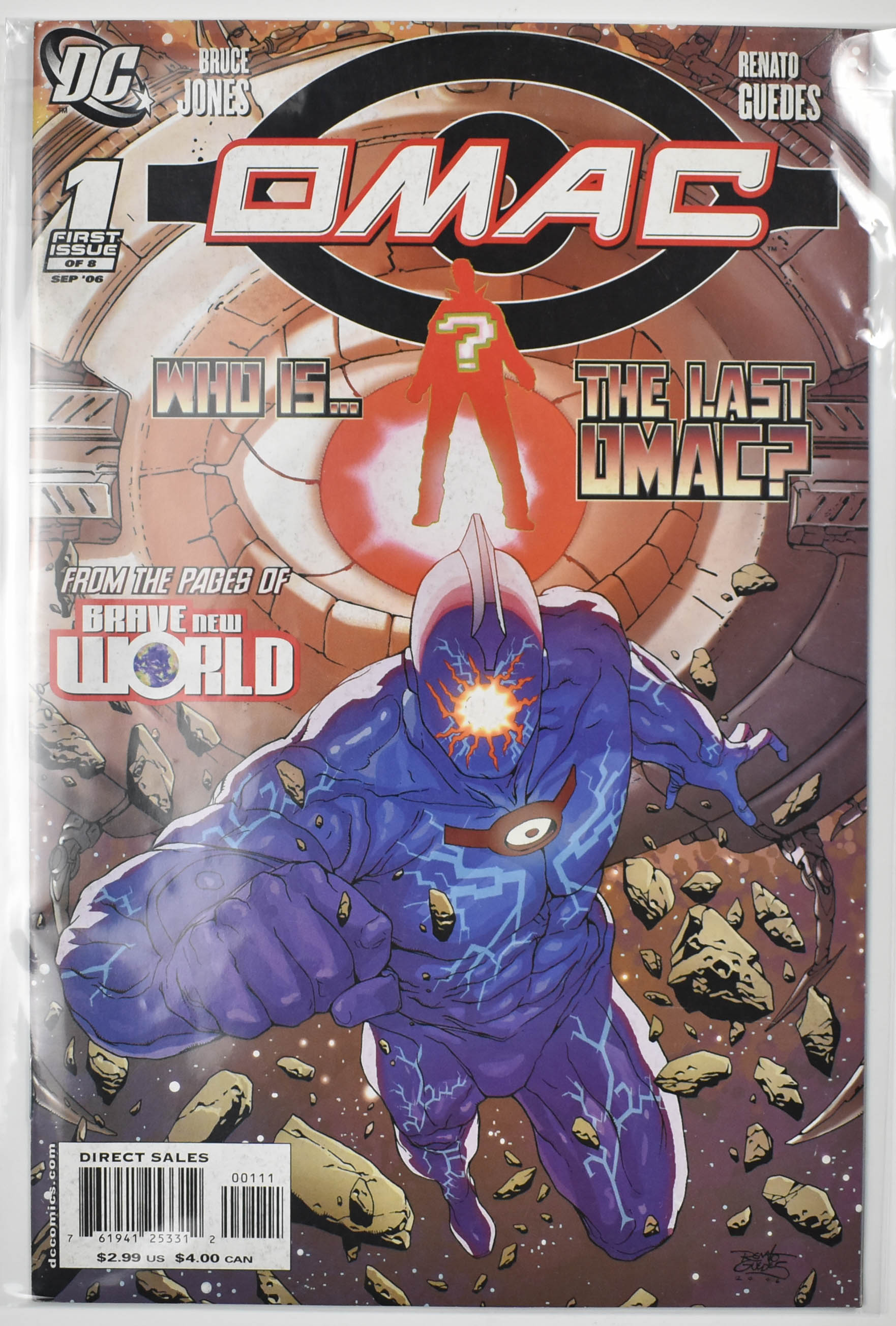 Omac 1st Who is the Last Omac Comic book Dc Comics Sep 2006