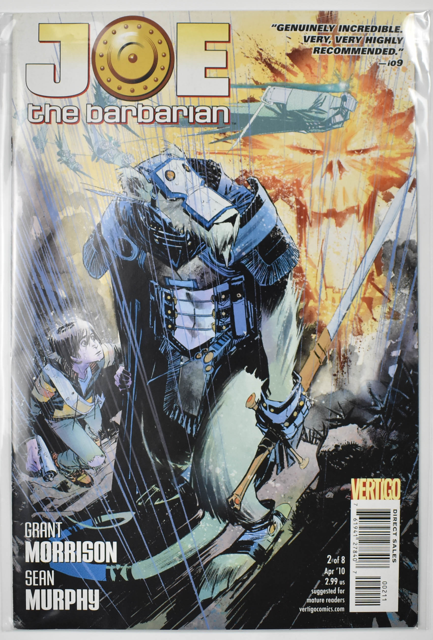 Joe The Barbarian 2 of 8 Apr 2010 Comic Book Vertigo