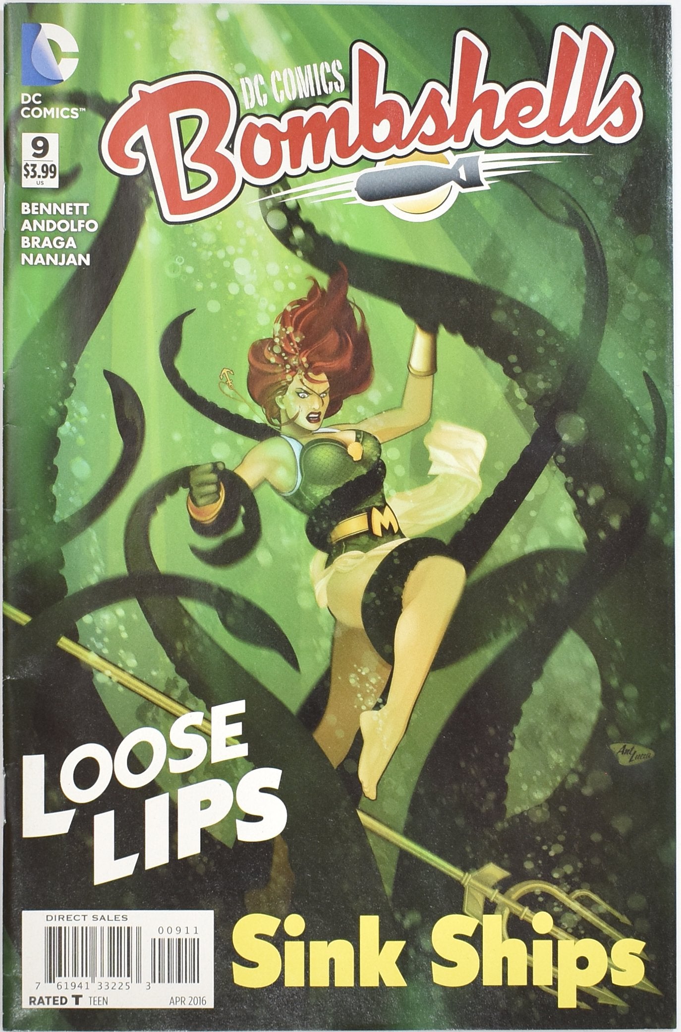 Bomb Shells Dc Comics Comic Book 9 Loose Lips Sink Ships