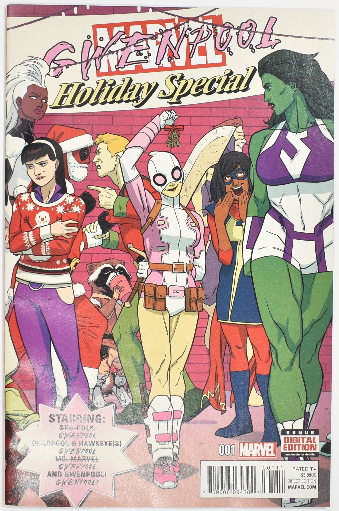 Gwen Pool Holiday Special 001 Marvel Comic Book