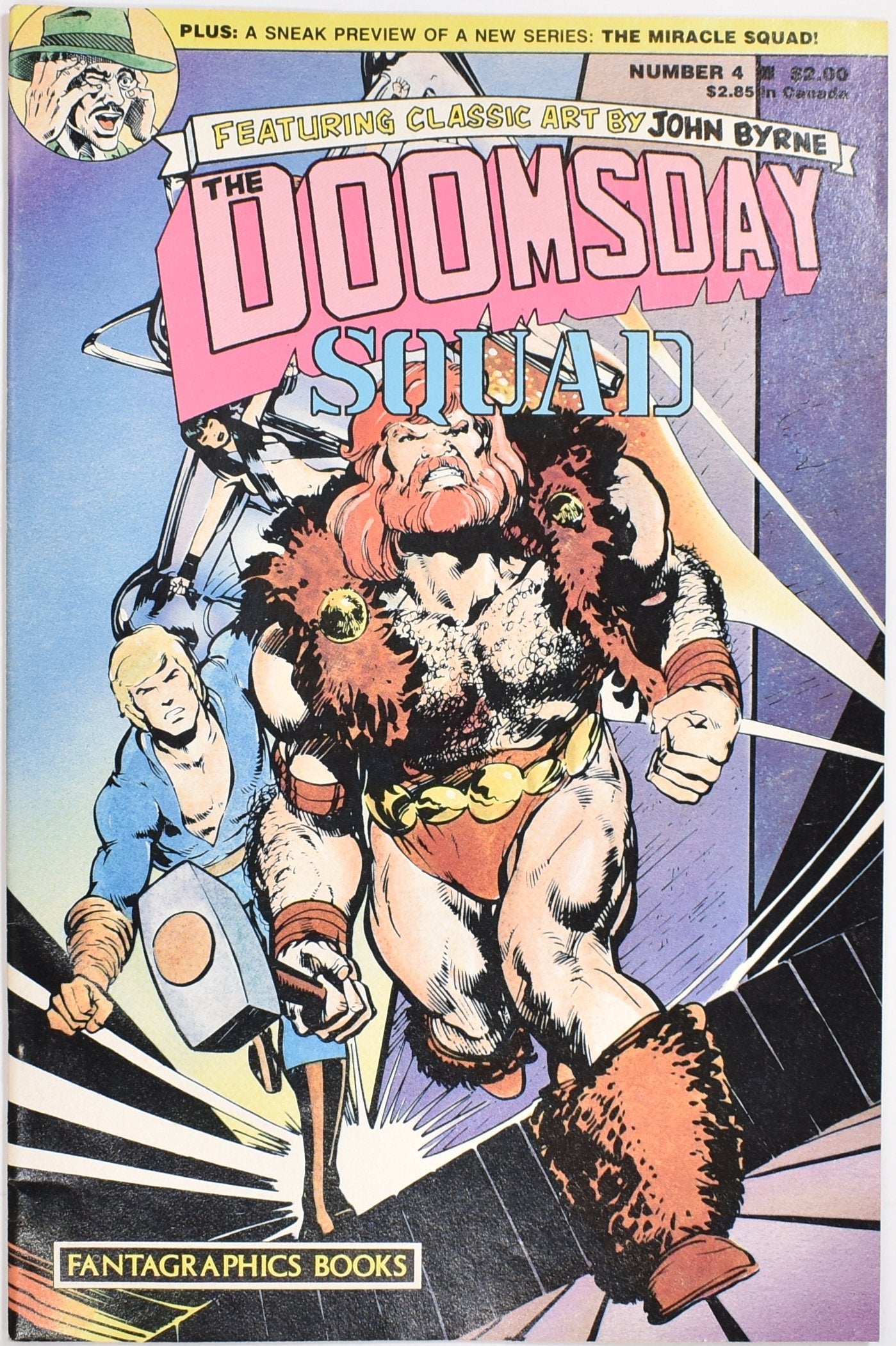The Dooms Day Squad 4 Comic Book Fantagraphics Books