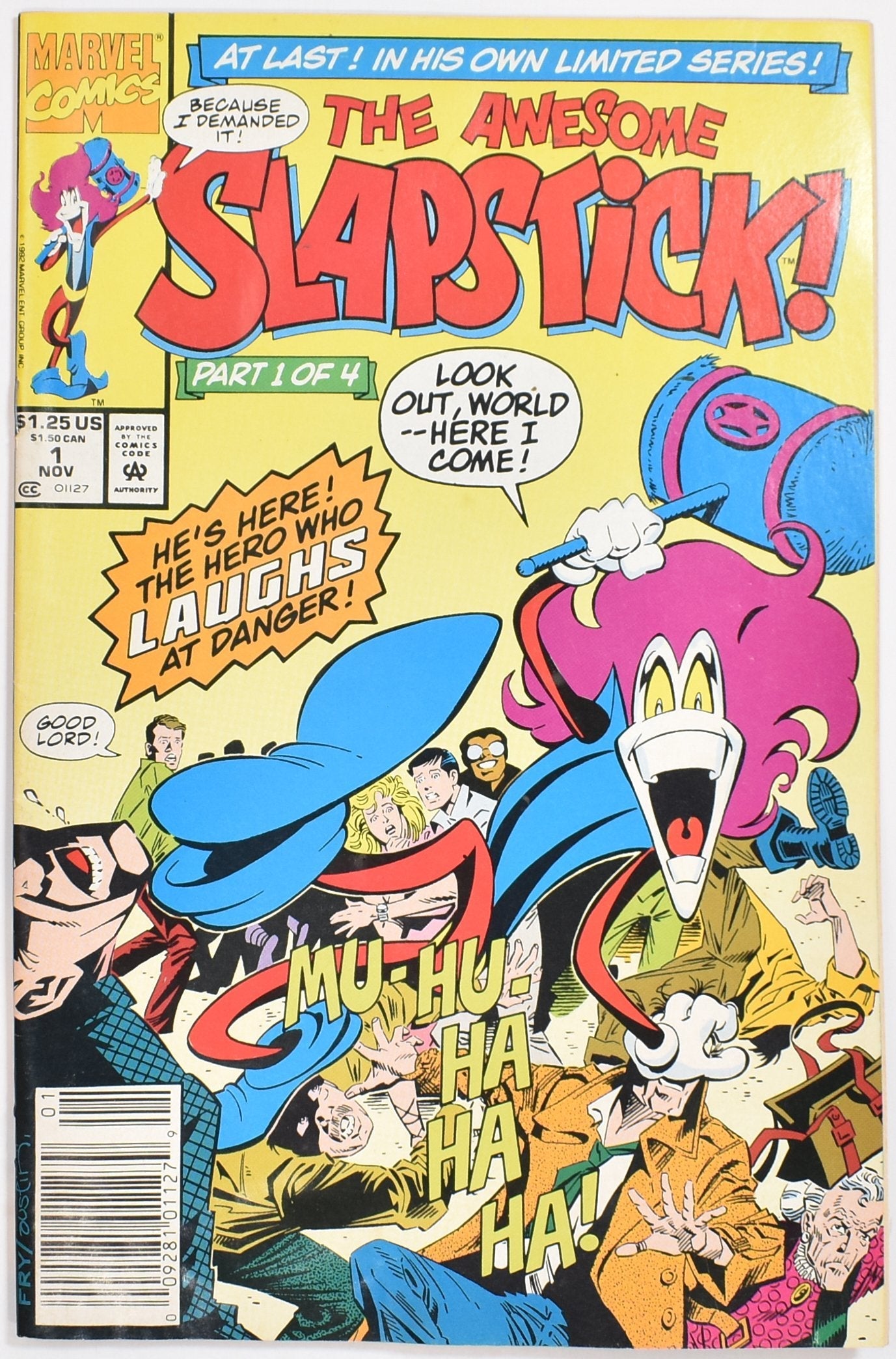 The Awesome Slap stick 1 Comic Book Marvel Comics