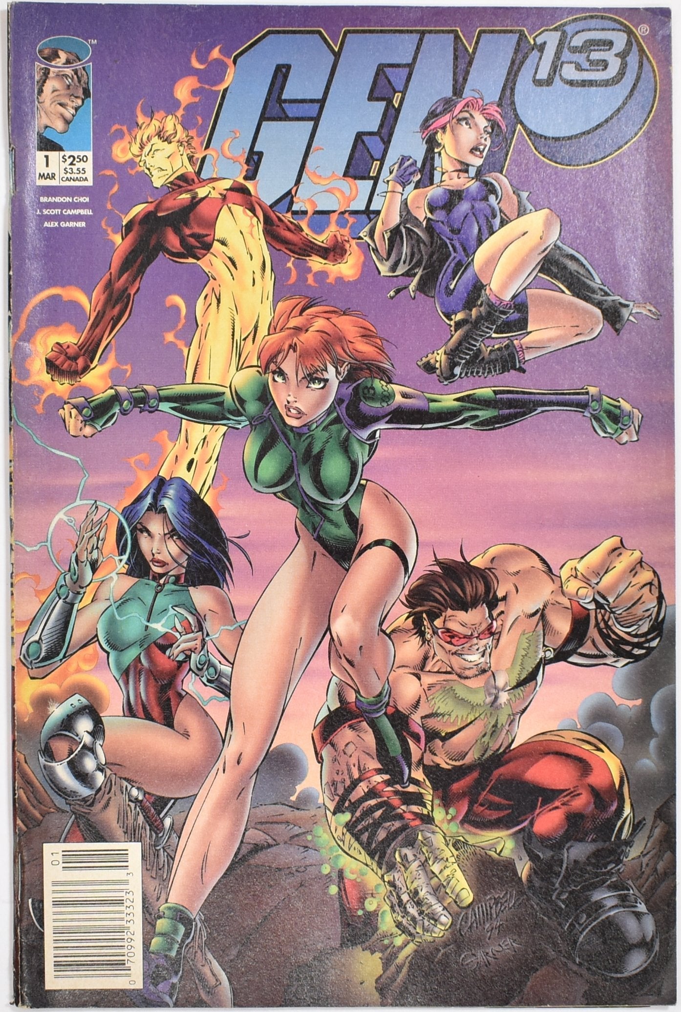 Gen 13 Comic Book 1 MAR Image Comics