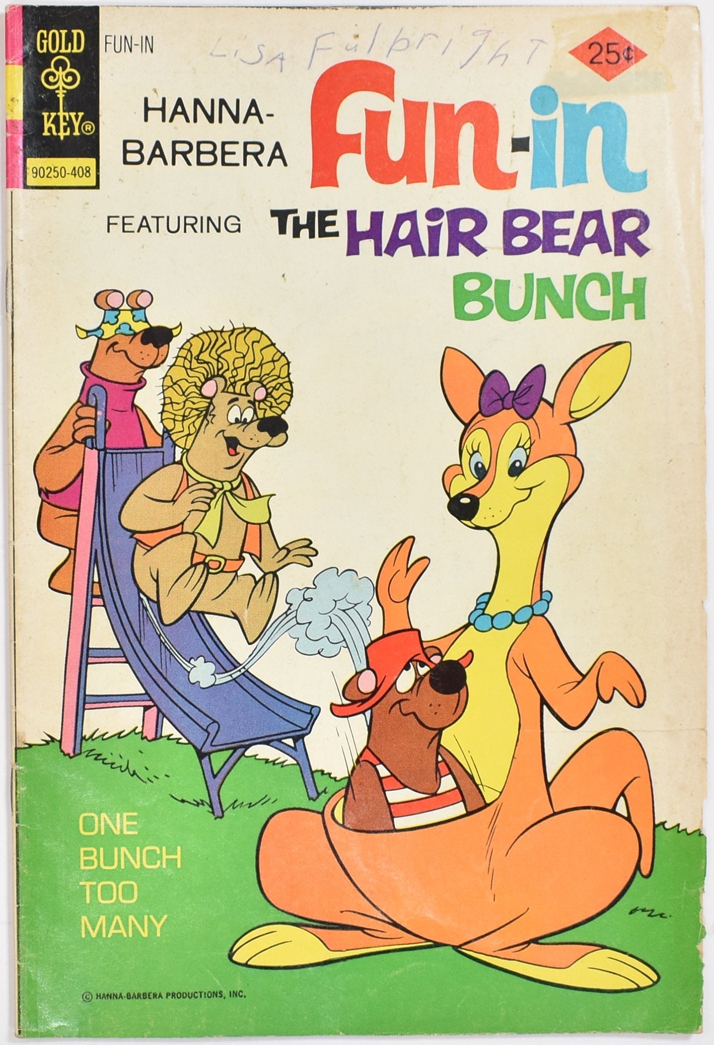 Hanna Barbera Fun In The Hair Bear Bunch Gold Key 408