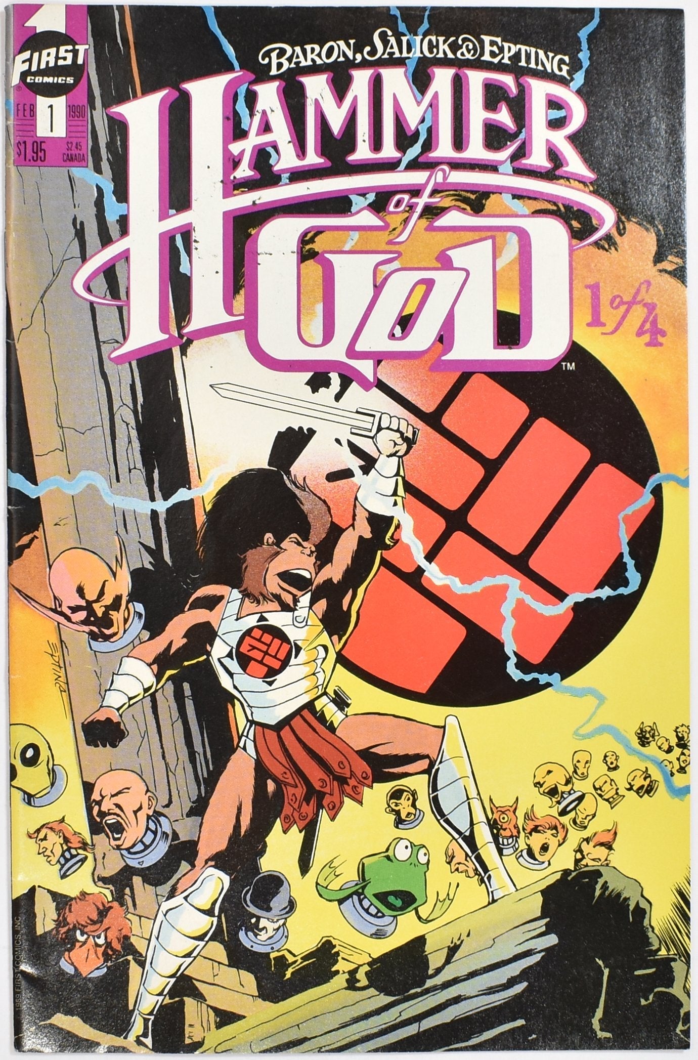Hammer of God 1 of 4 First Comics 1 Comic Book
