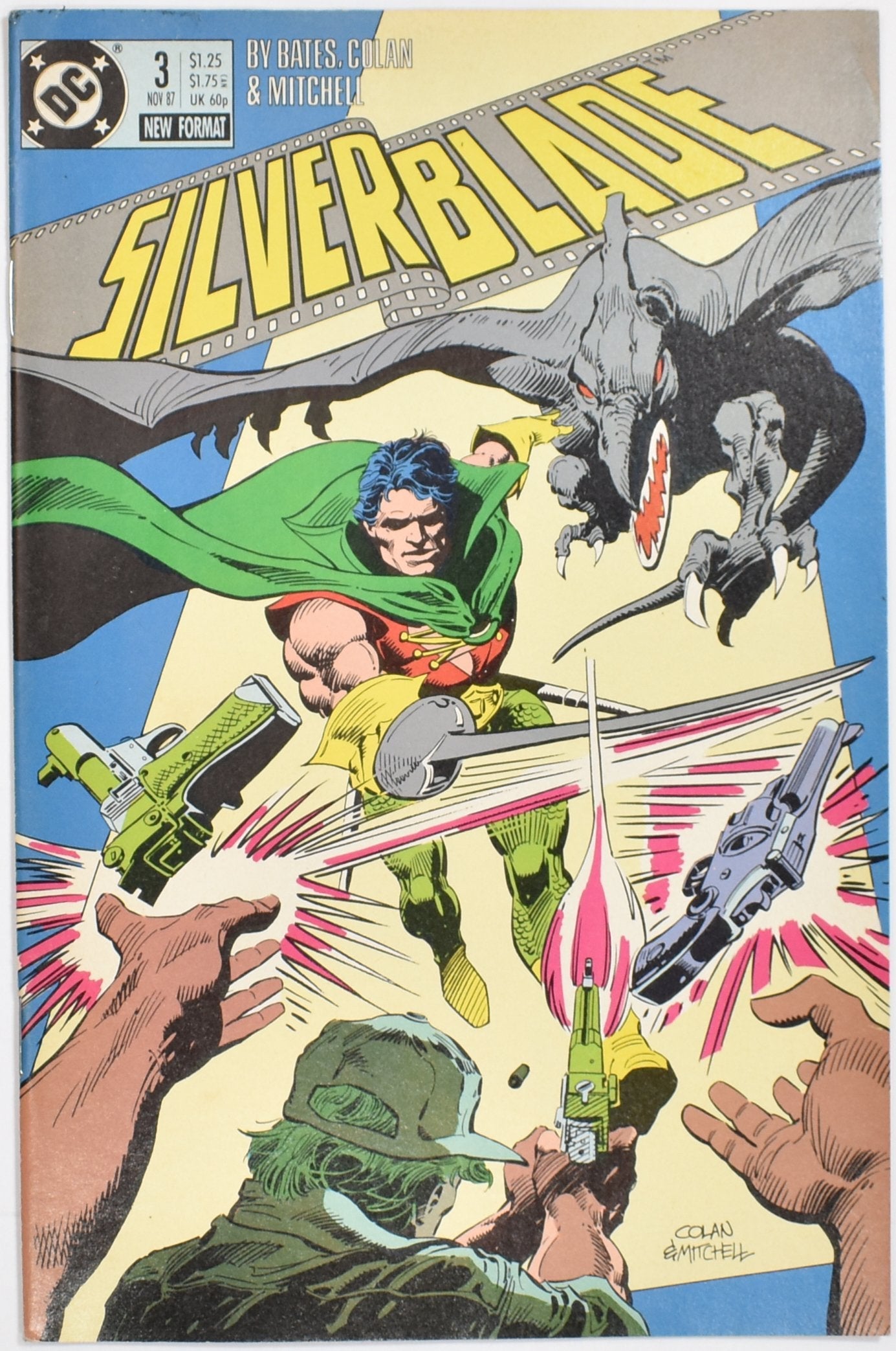 Silver Blade Dc Comics Comic Book 3 NOV 87