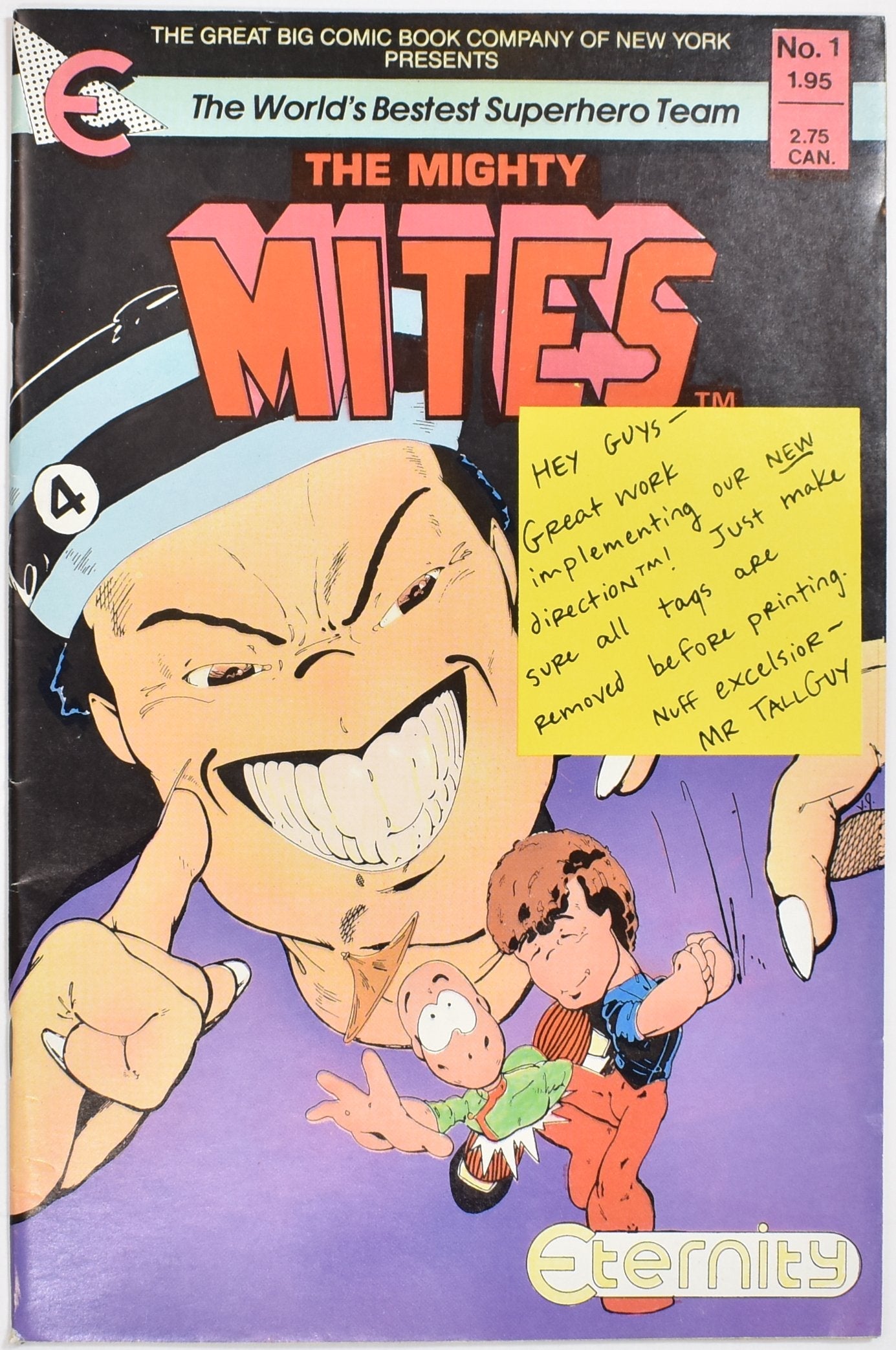 The Mighty Mites No.1 Eternity Comic Books