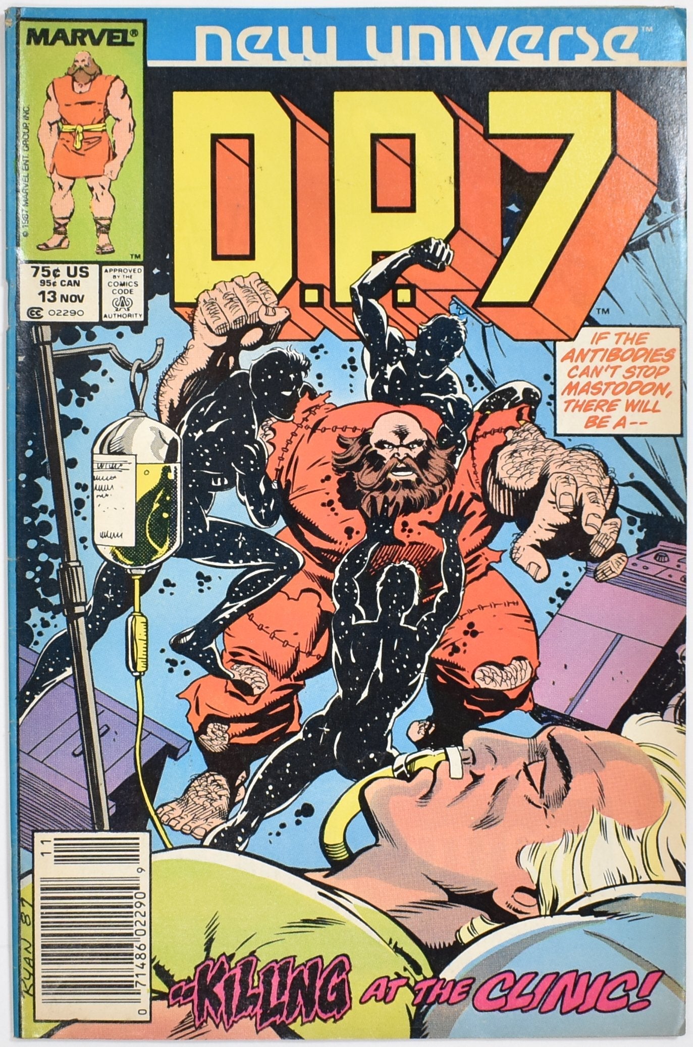 DP7 Marvel Comics Comic Book 13 NOV Killing at the Clinic