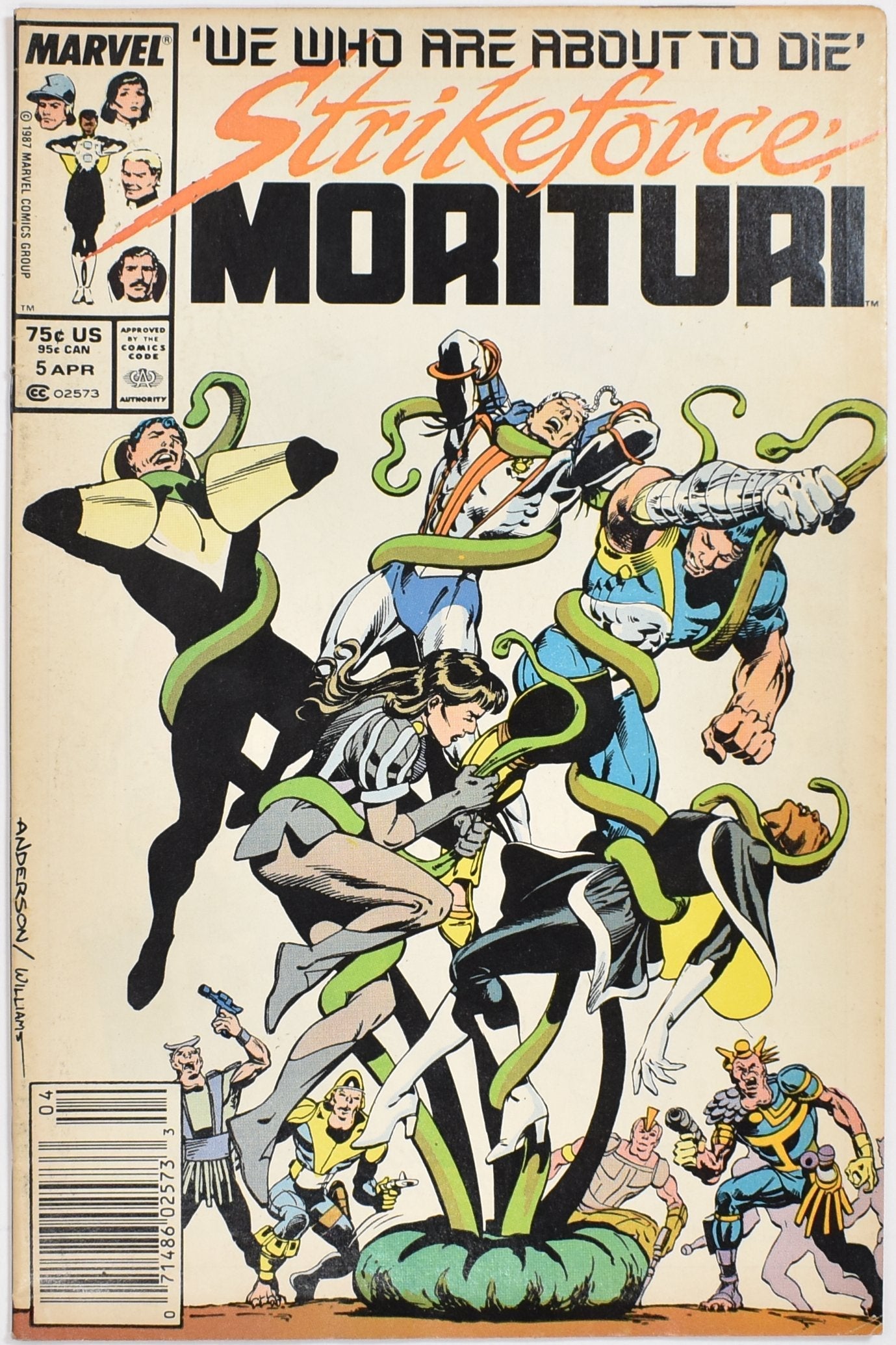 Strike Force Morituri Marvel Comics Comic Book 5 APR