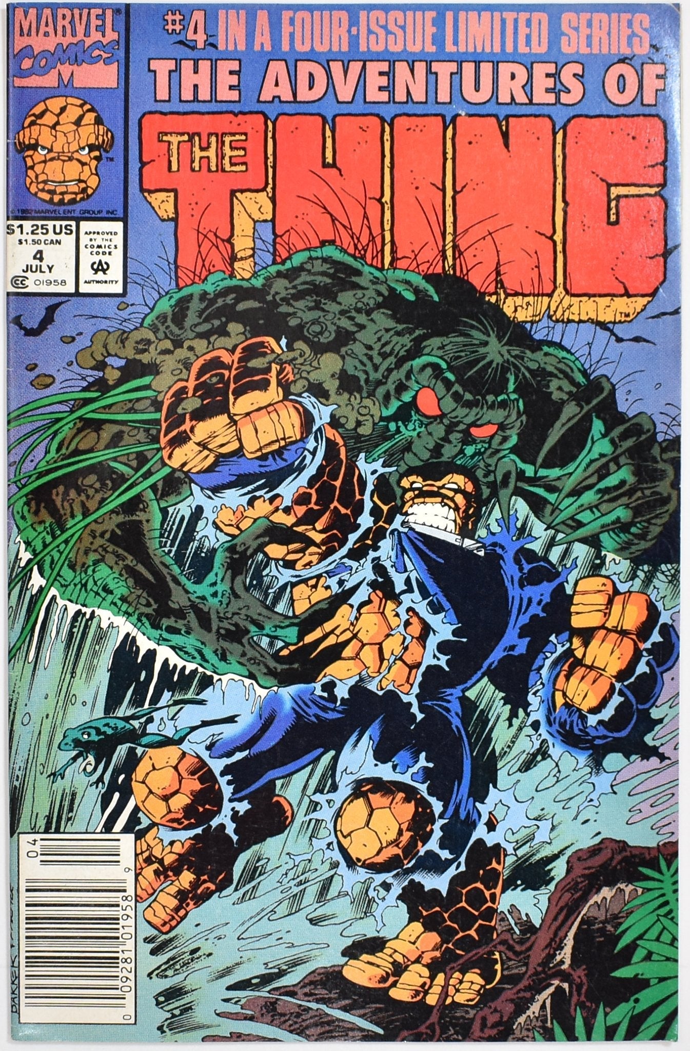 The Thing 4 Comic Book Marvel Comics The Adventure Of 4 of 4 Limited series