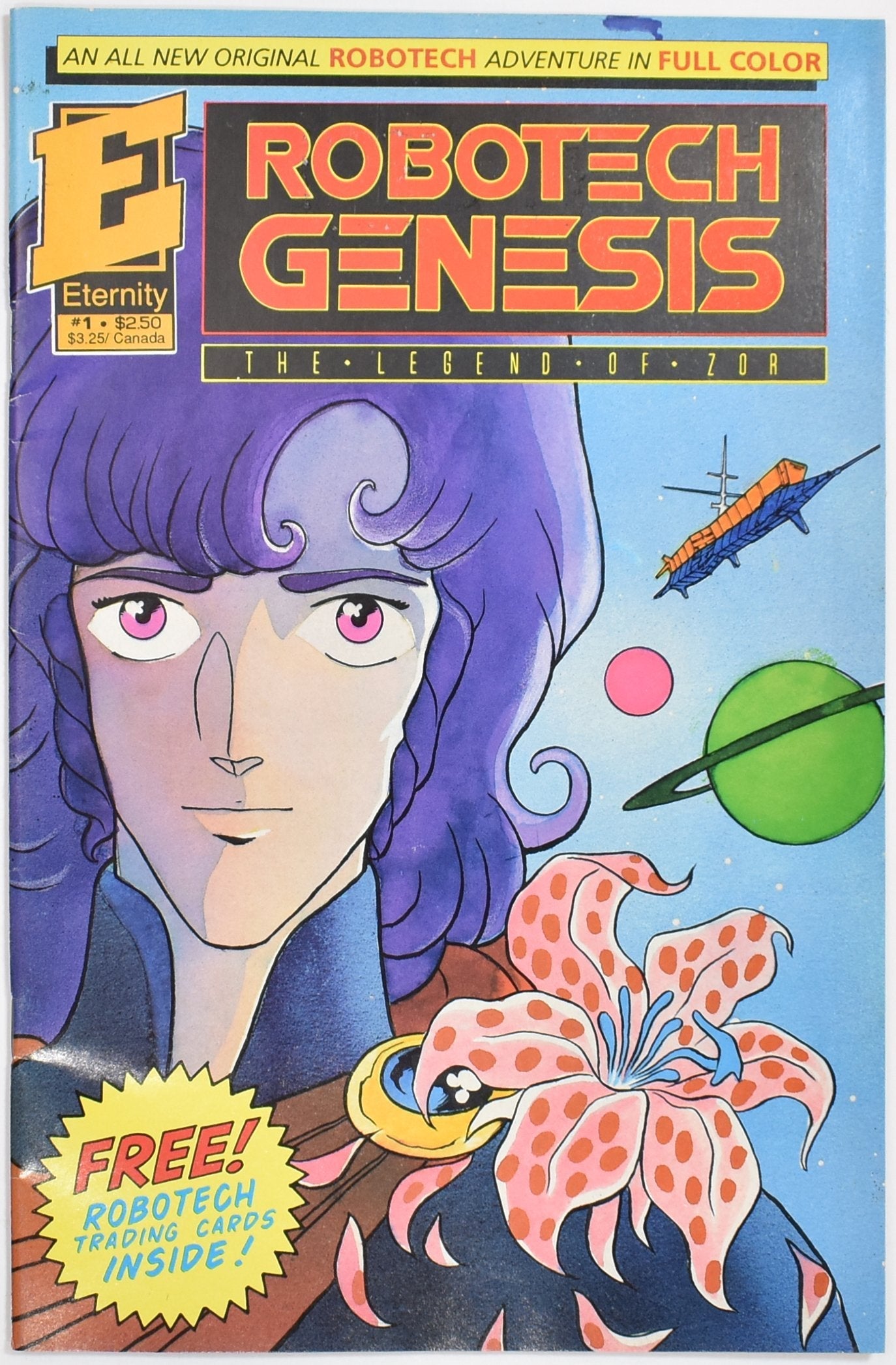 Robo Tech 1 Genesis Comic Book Eternity The Legend of ZOR
