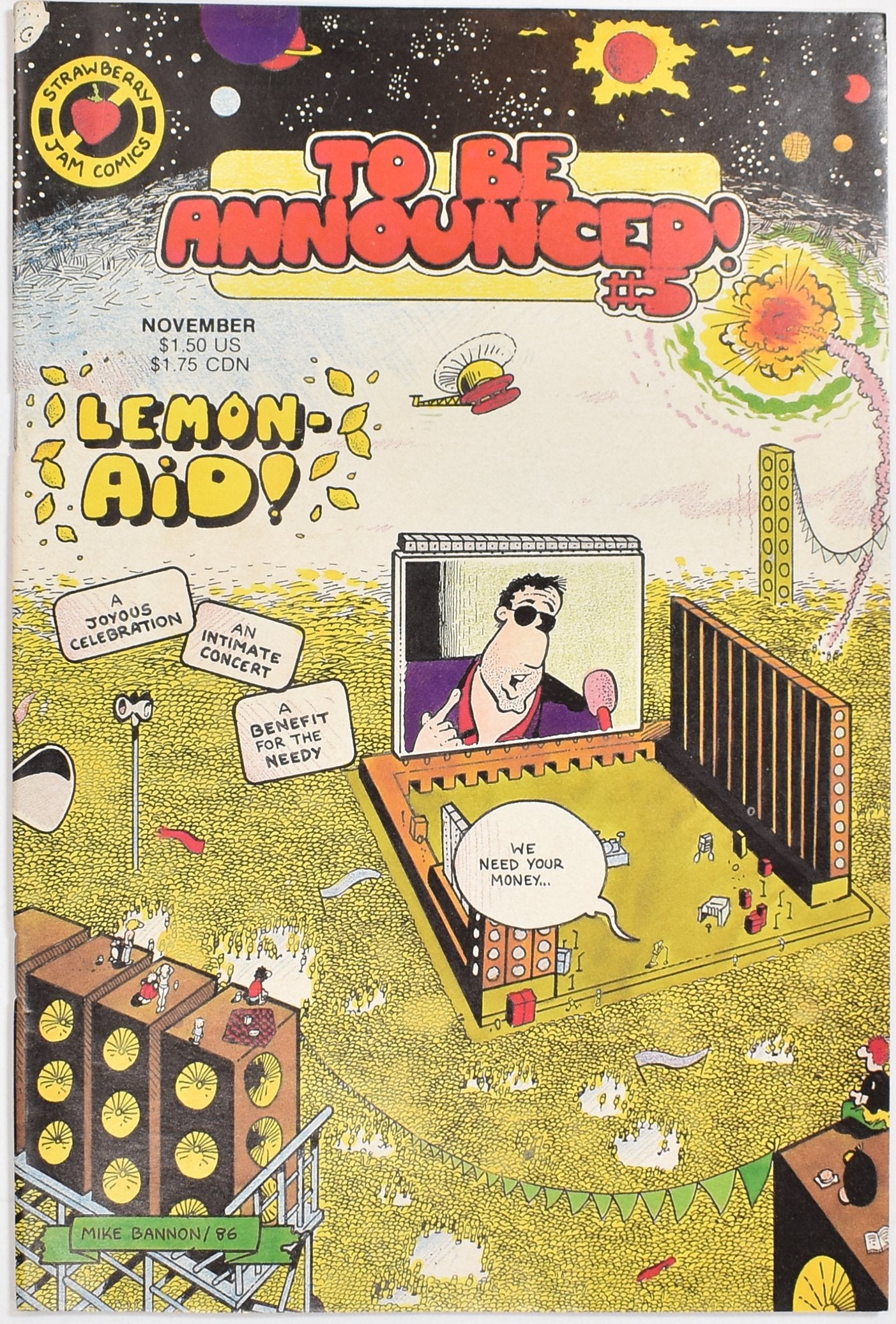 To Be Announced 5 Comic Book Lemon Aid Strawberry Jam Comics
