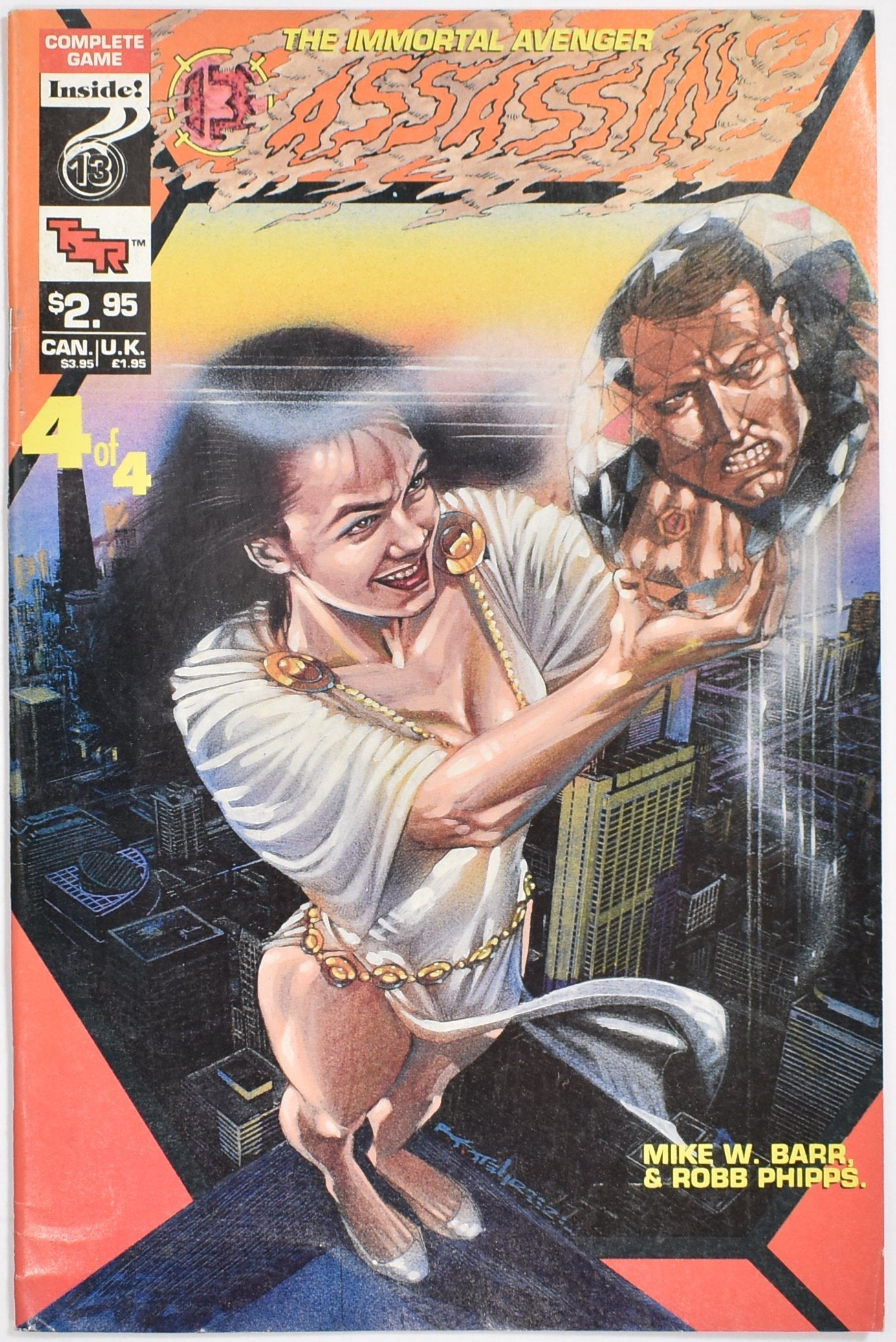 Assassin 4 of 4 Comic Books Inside 13 Compete Game