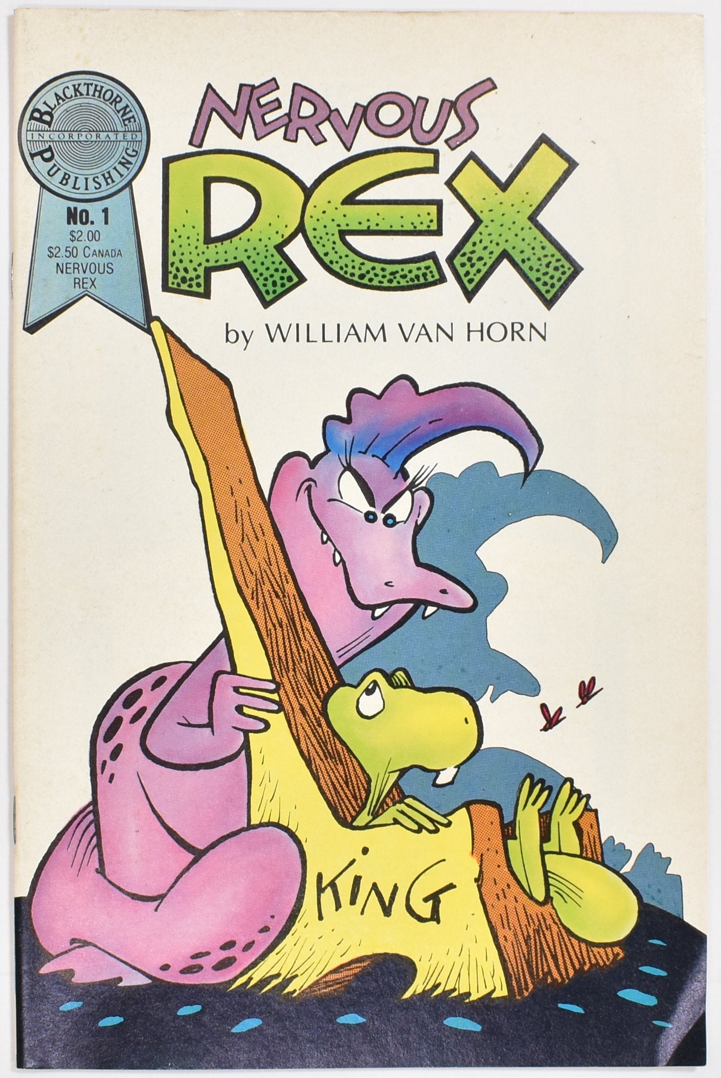 Nervous Rex Blackthorne Publishing No. 1 Comic Book